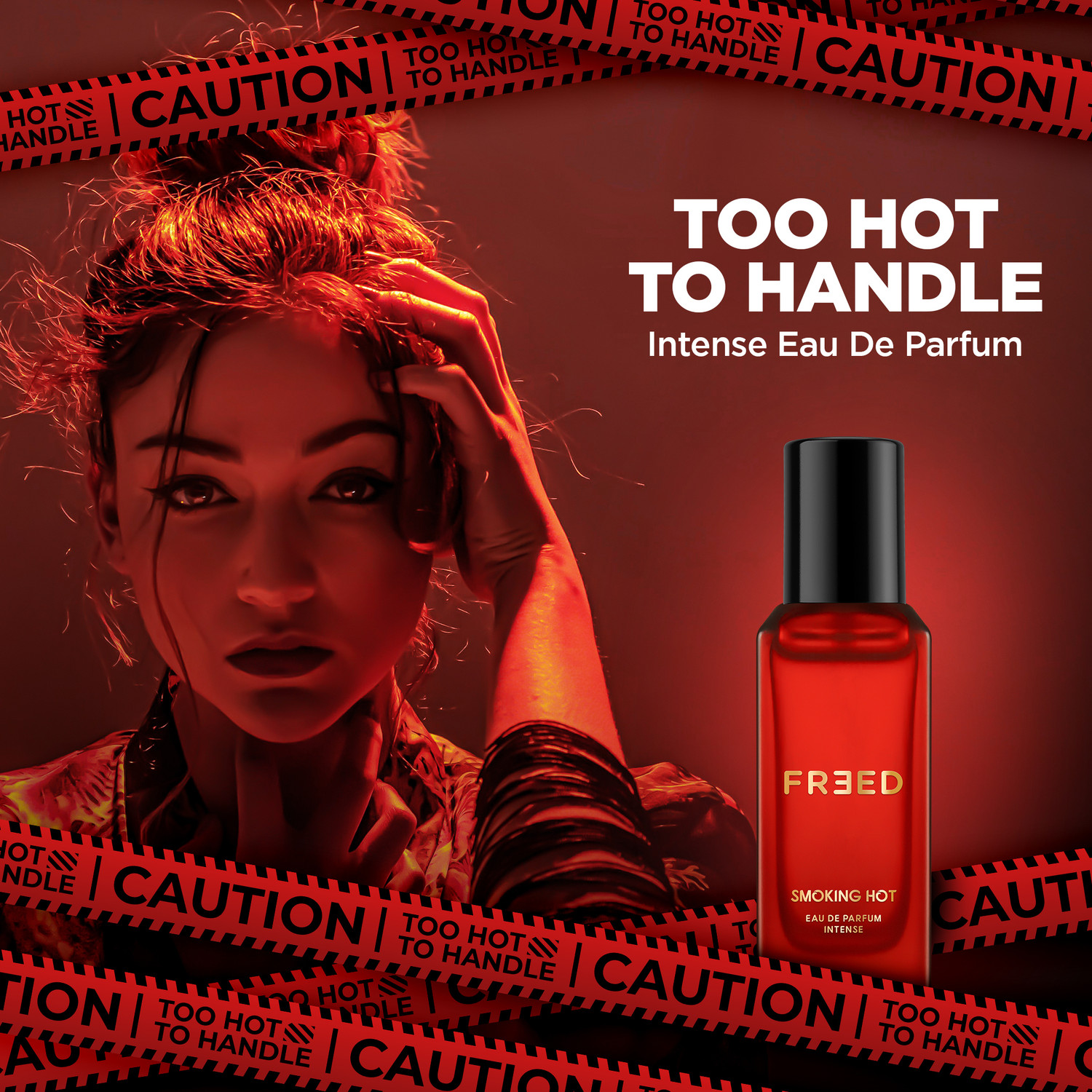 Image of FREED Smokin' Hot Perfume | Patchouli, Wild Citrus, Spicy Pink | Strong & Long Lasting Eau de Parfum - 20 ml