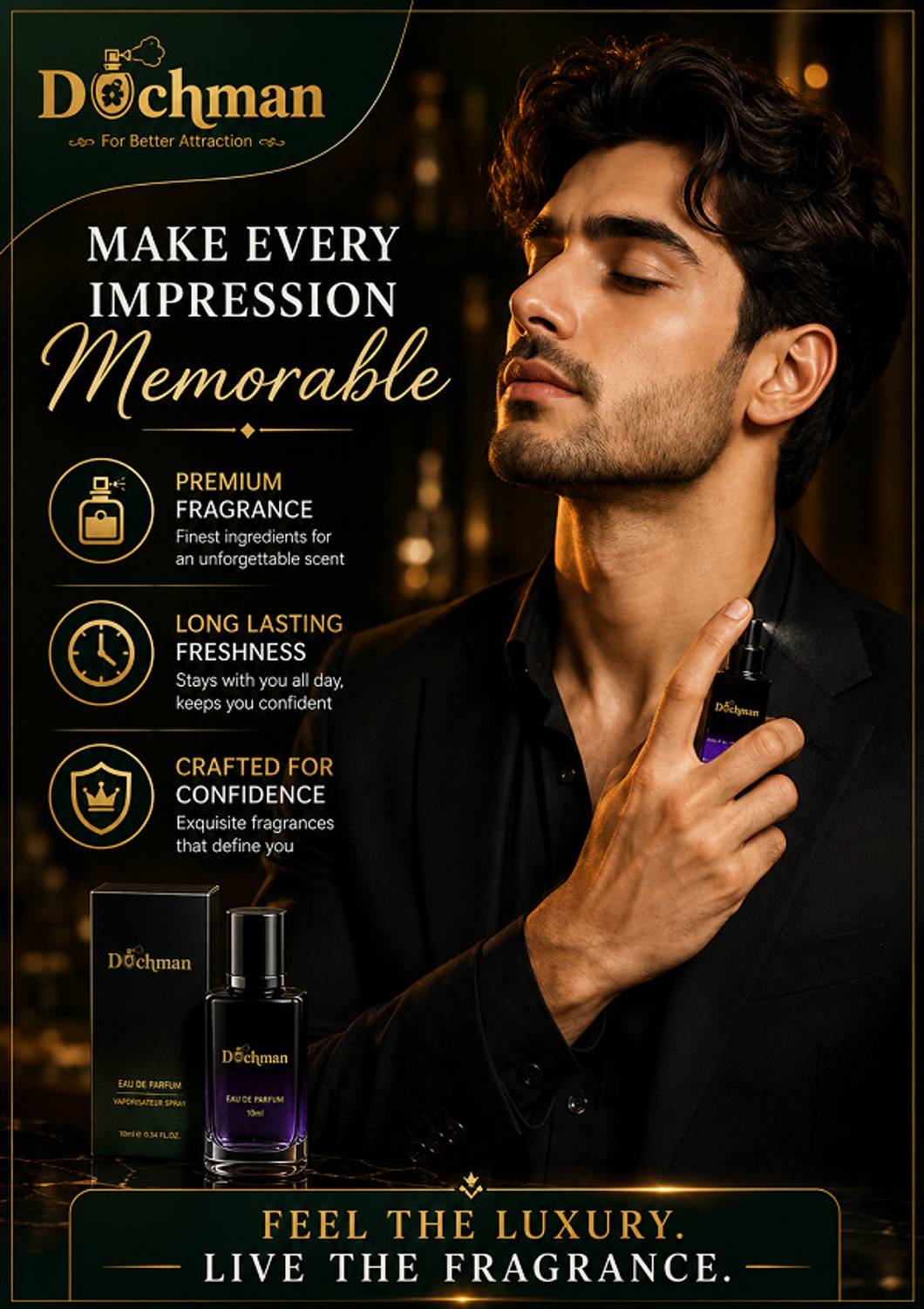 DUCHMAN Oud Perfume 60 ml - Image 3
