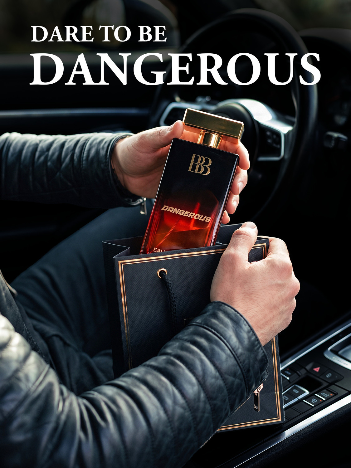Image of BERGAMOT BEAUTE Dangerous Eau de Parfum | Long Lasting Perfume for Men with Aromatic and Spicy Eau de Parfum - 100 ml