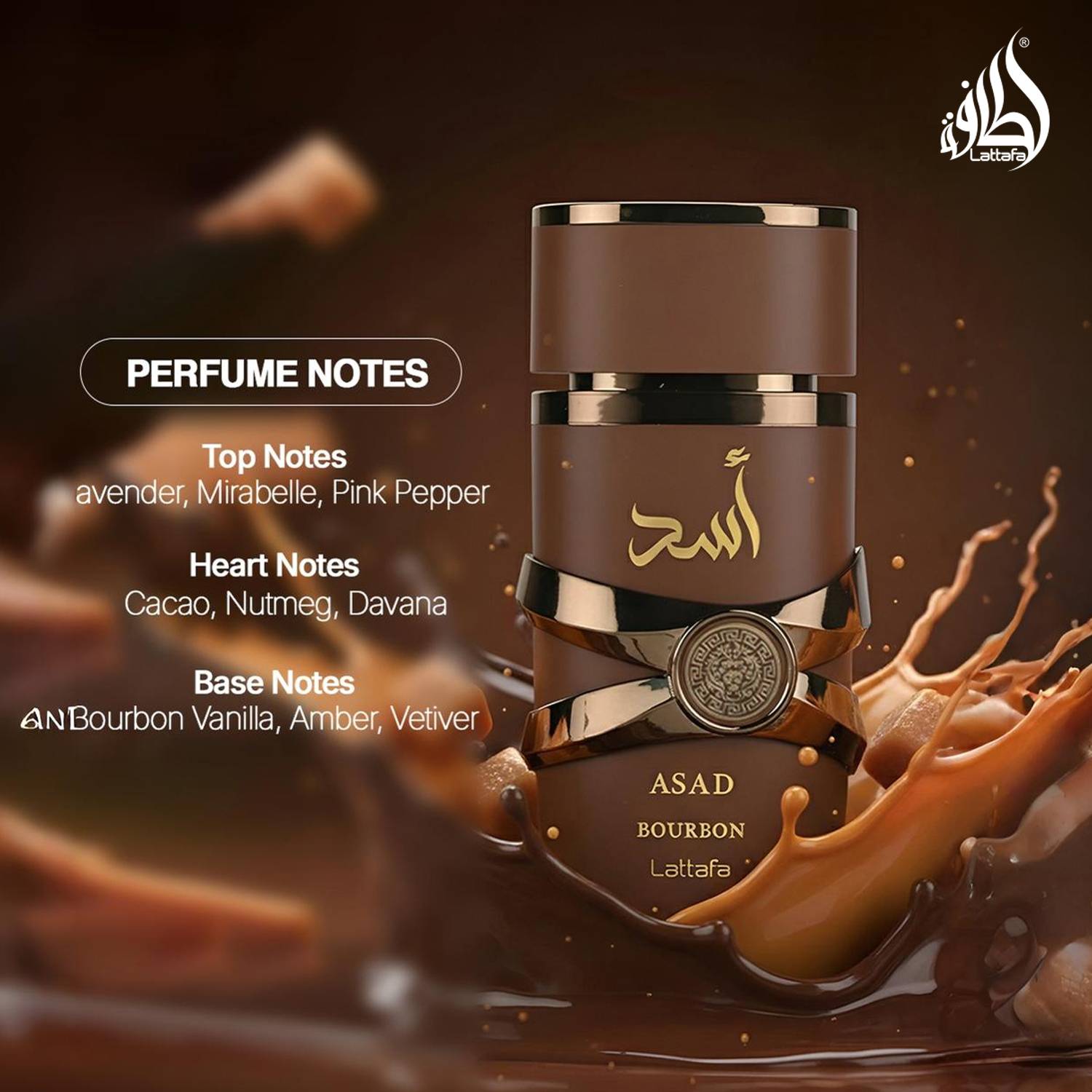 Lattafa Asad Bourbon Eau de Parfum 100 ml - Image 3