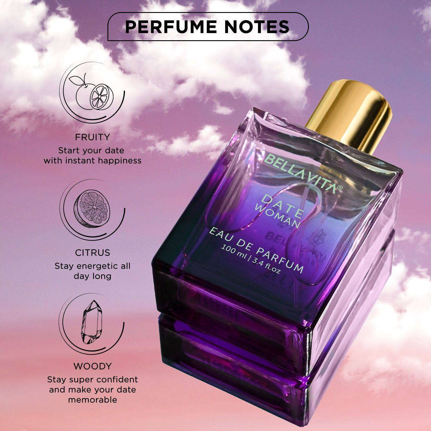 BELLAVITA Date Perfum 100ml - Image 2
