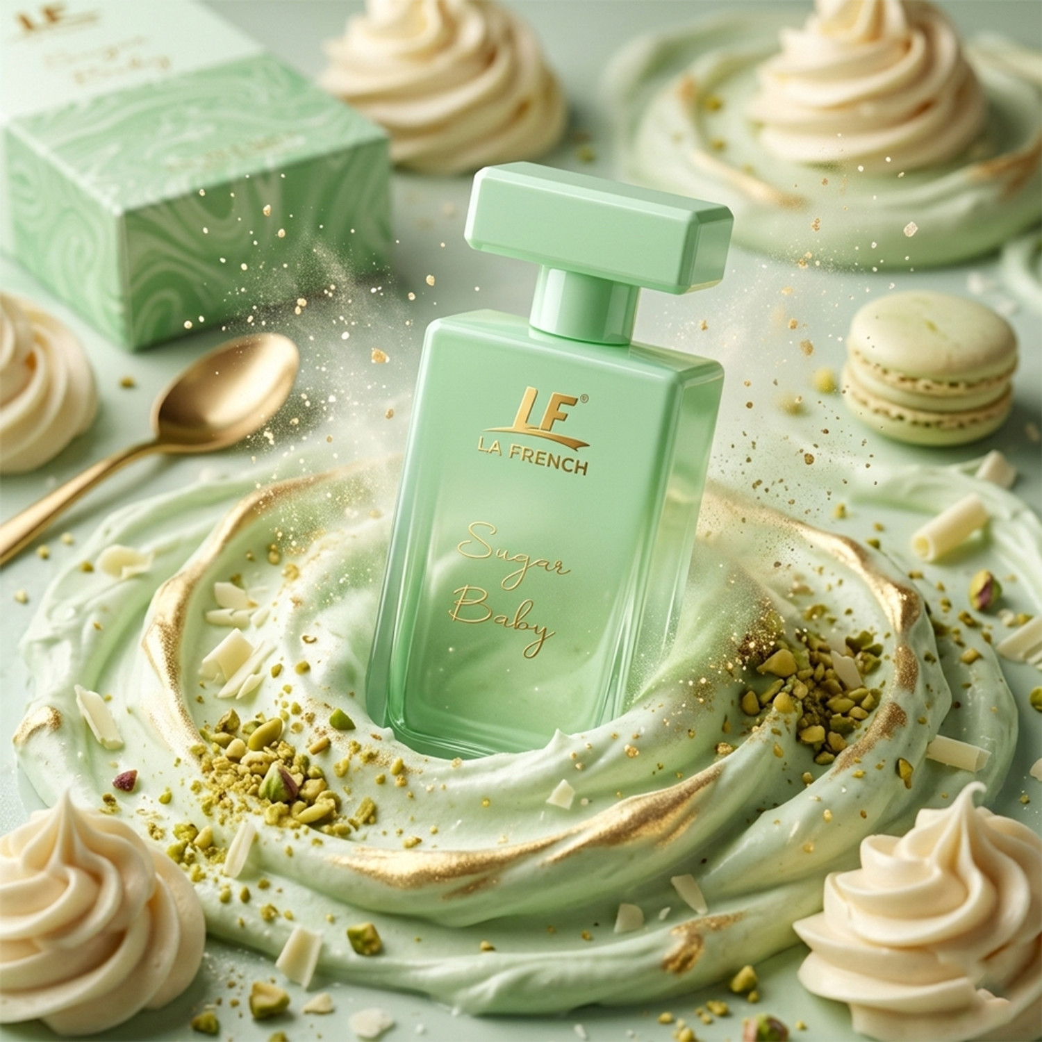 Image of La French Sugar Baby Perfume | Long Lasting Sweet, Fruity, Vanilla & Plum Fragrance Eau de Parfum - 100 ml