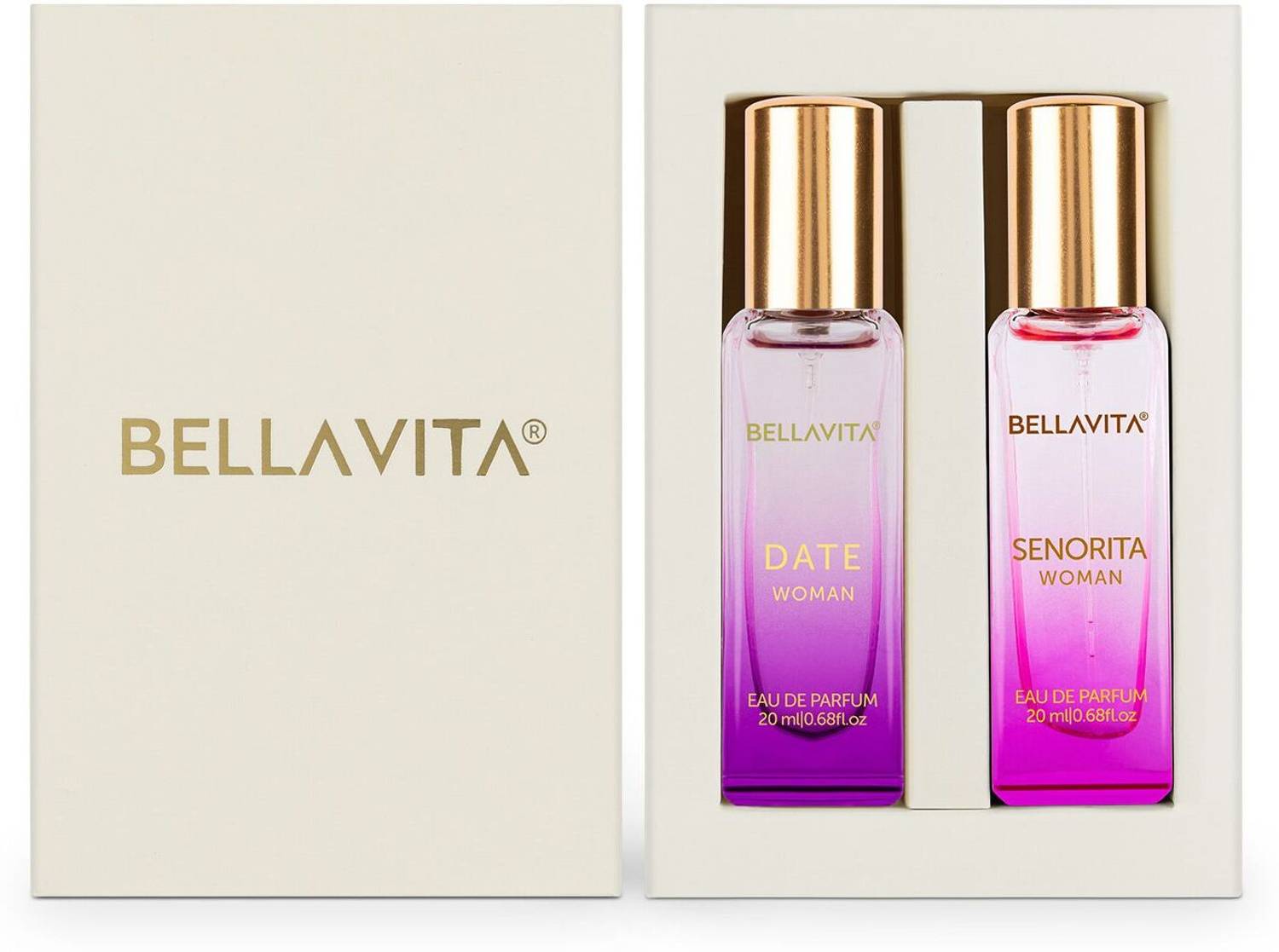BELLAVITA Date & Senorita Perfume Pack of 2 · 20 ml (40 ml total)