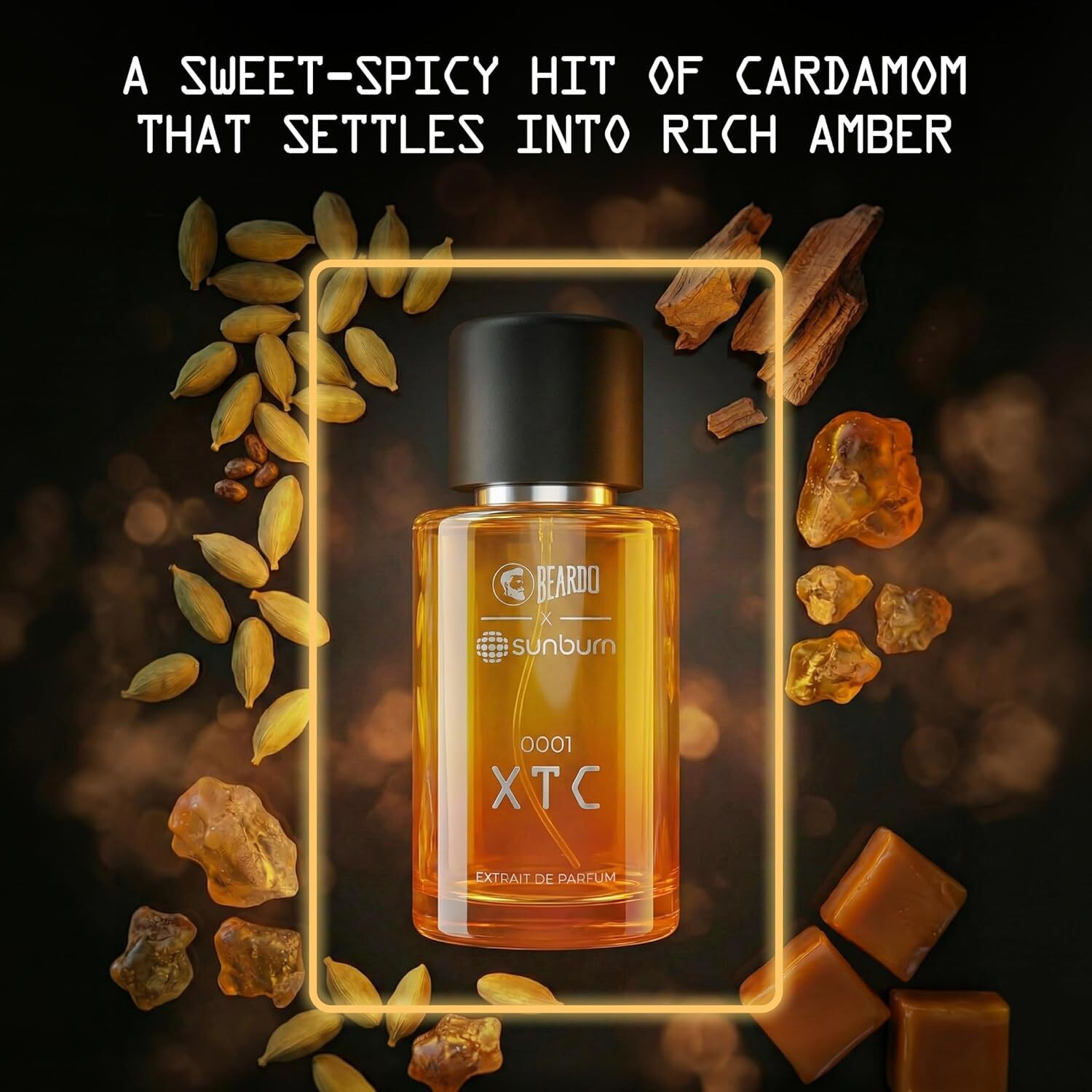 Image of BEARDO Sunburn XTC, Acid And G&T Perfume EDP | Long-Lasting Fragrance (Set of 3) Extrait De Parfum - 90 ml