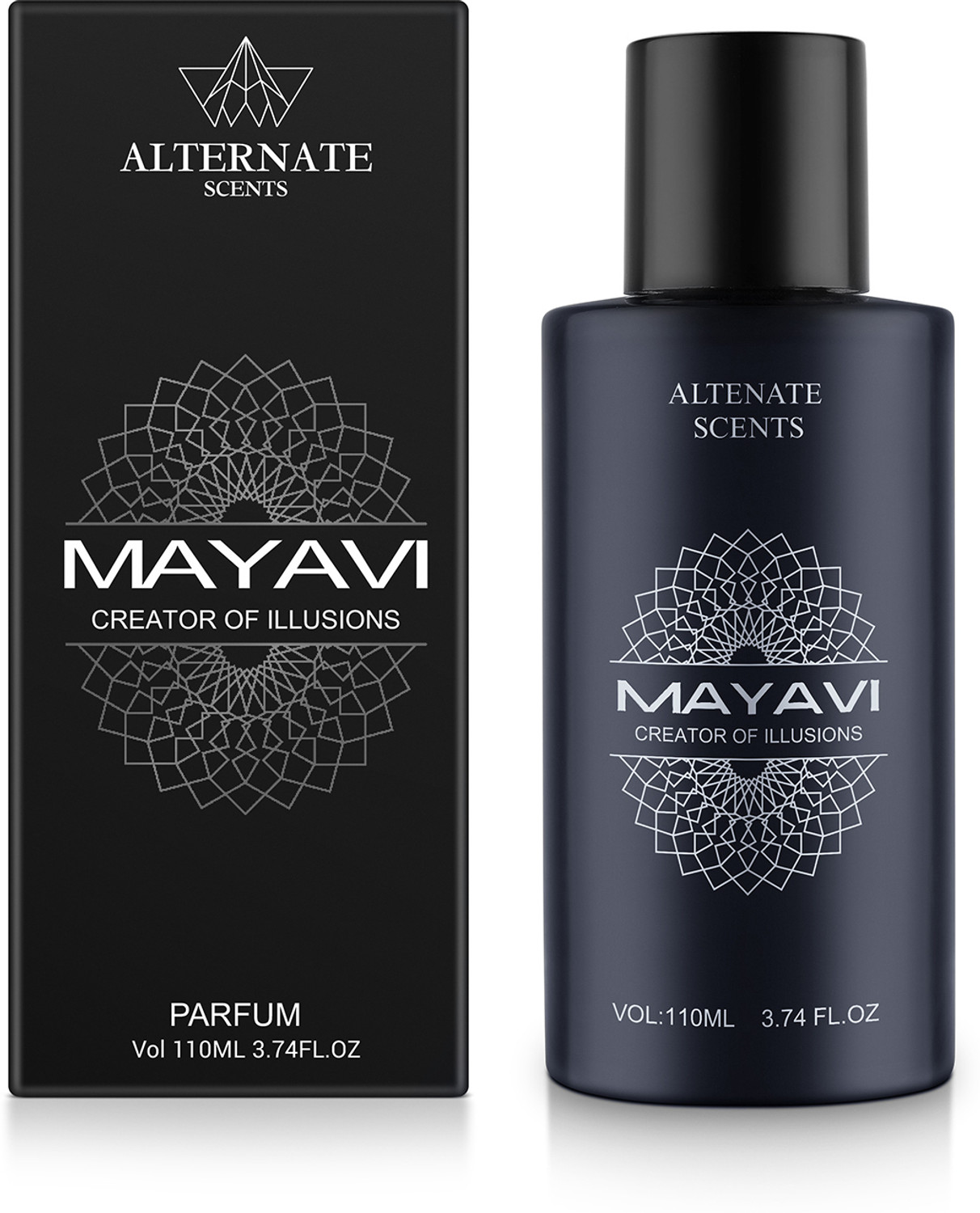 Image of Alternate Scents MAYAVI Premium Unisex Perfume with 30% Oil Fresh,Musky Fragrance Perfume - 110 ml (For Men)