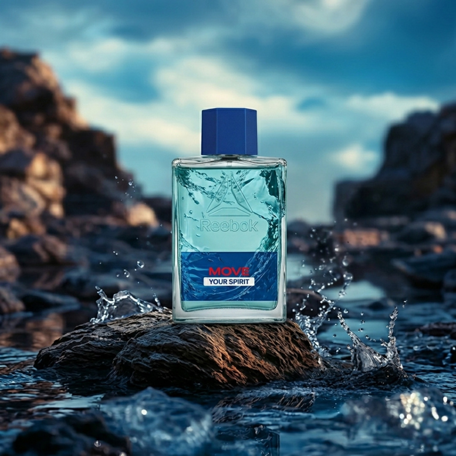 Image of REEBOK Move Your Spirit | Aromatic Long Lasting EDT Perfume for Men 100ml Eau de Toilette - 100 ml