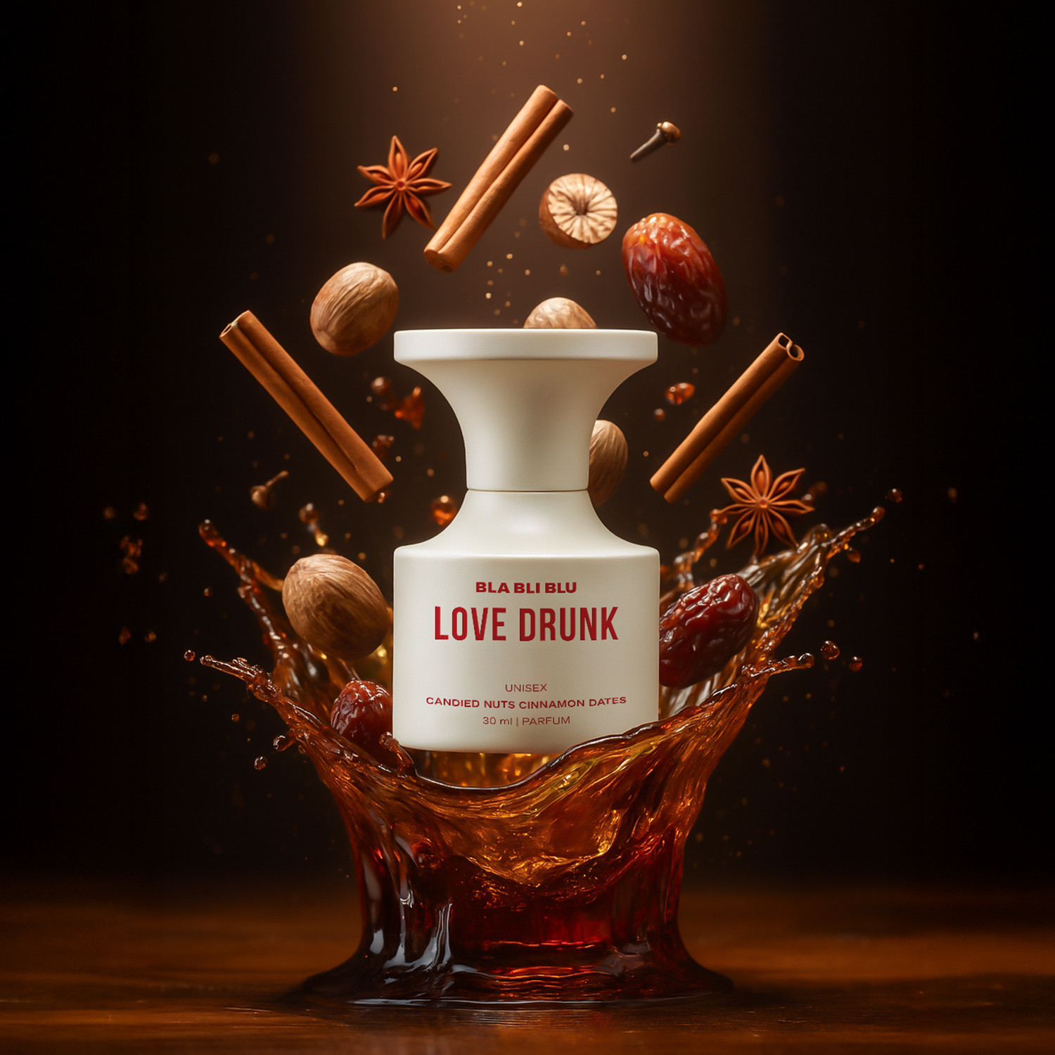 Image of BLA BLI BLU Love Drunk Perfume for Men & Women|Cinnamon & Date Notes Long Lasting Perfume - 30 ml