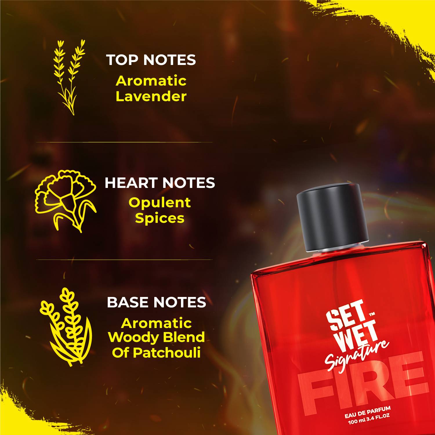 SET WET Fire & Ice Perfume for Men, Pack of 2 · 200 ml (400 ml total) - Image 4