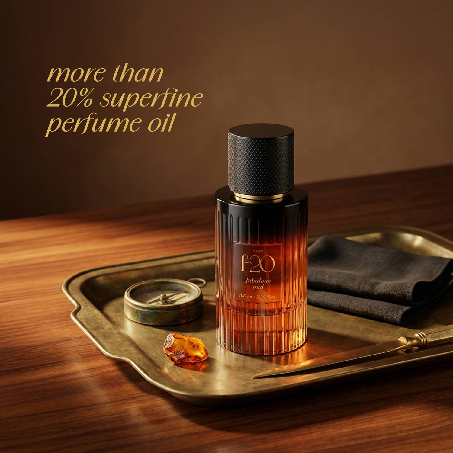FOGG Premium Luxury Unisex Perfume f20 Fabulous oud 100ml - Image 3