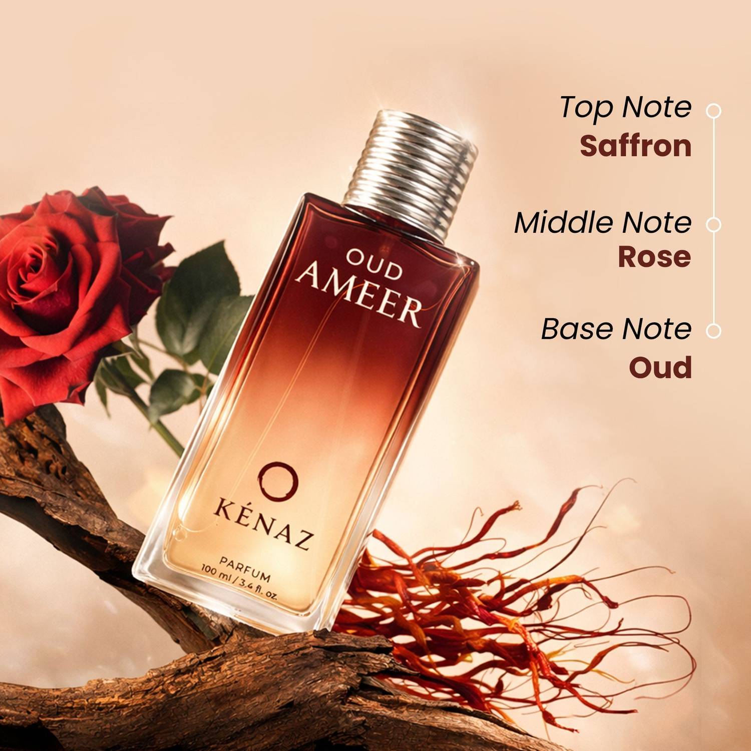 Kenaz Oud Ameer Luxury Perfume 100 ml - Image 3
