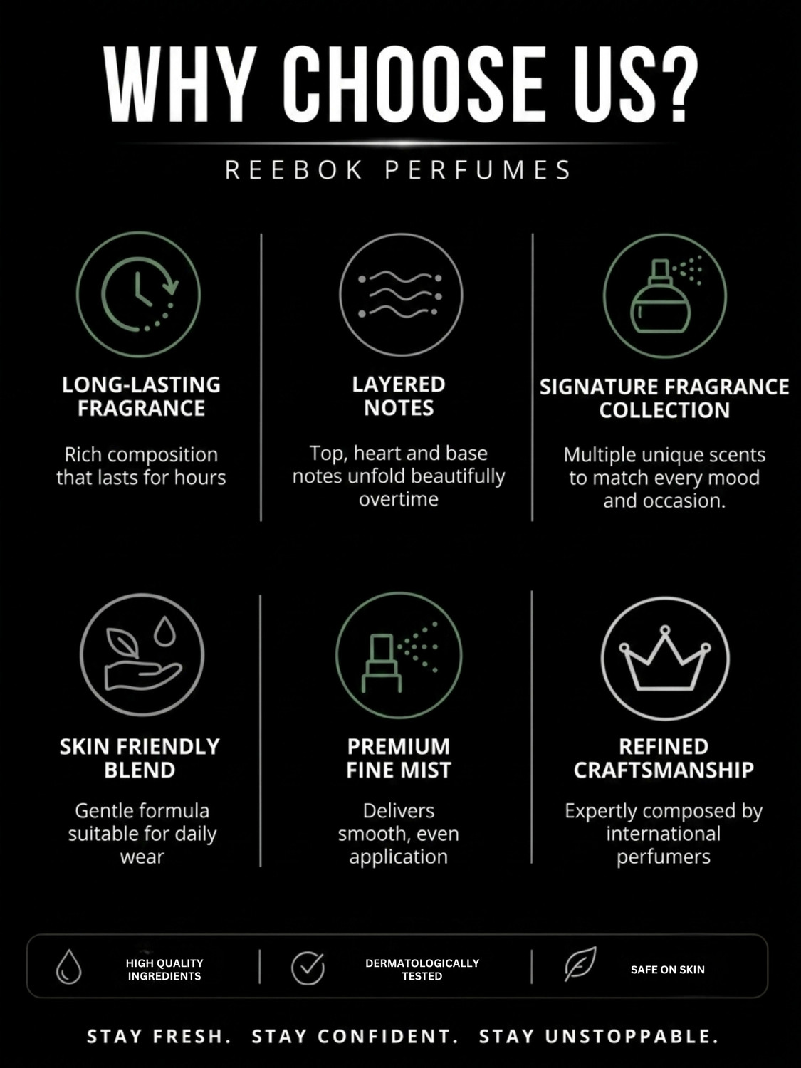 Image of REEBOK Move Your Spirit | Aromatic Long Lasting EDT Perfume - 25ml | Daily Wear Eau de Toilette - 25 ml