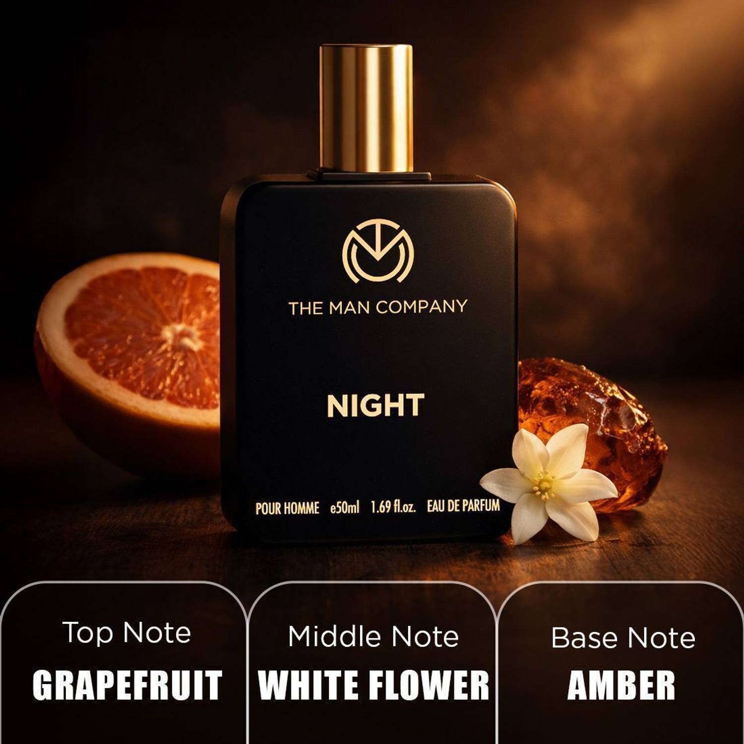 THE MAN COMPANY Black EDT & Night EDP Combo 100 ml - Image 3