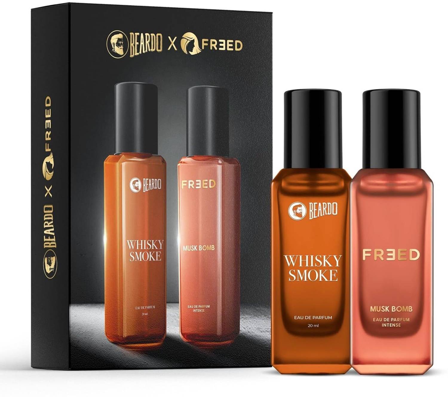 BEARDO Whisky Smoke & Freed Musk Bomb Perfume 40 ml - Image 1