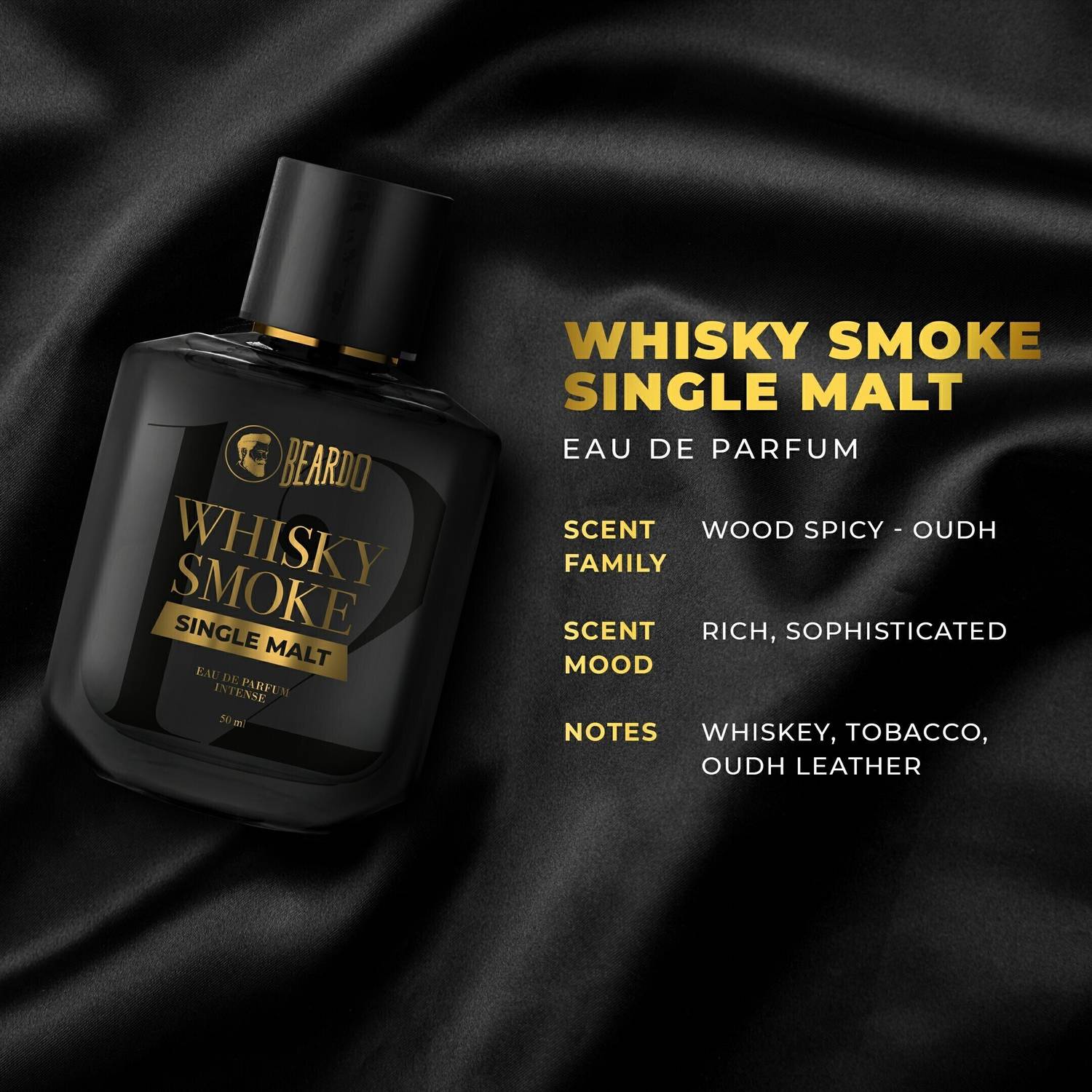 BEARDO Whisky Smoke Single Malt Perfume 50 ml - Image 2