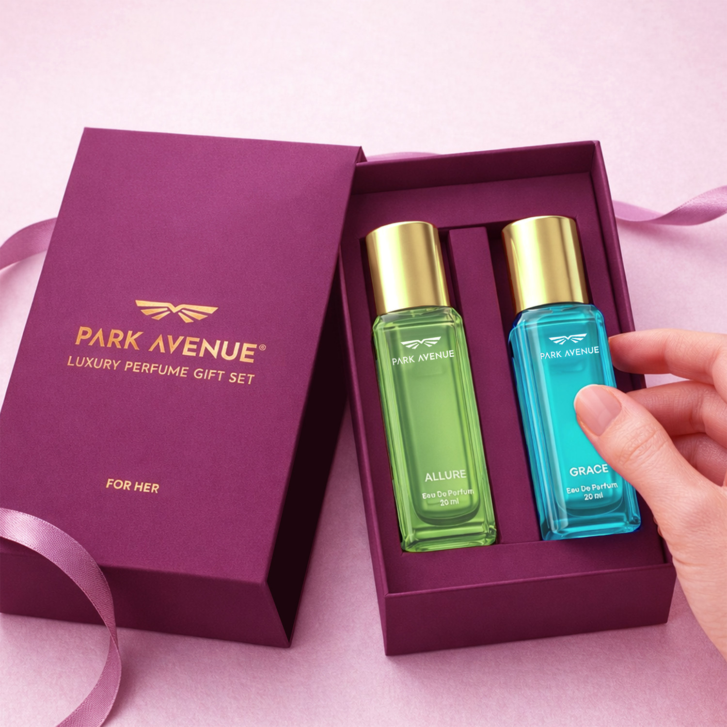 Image of PARK AVENUE Luxury Perfume Gift Set - Allure & Grace Eau de Parfum - 40 ml