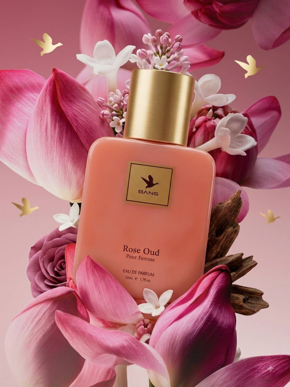 GANS Rose Oud Pour Femme 50ml EDP - Image 5