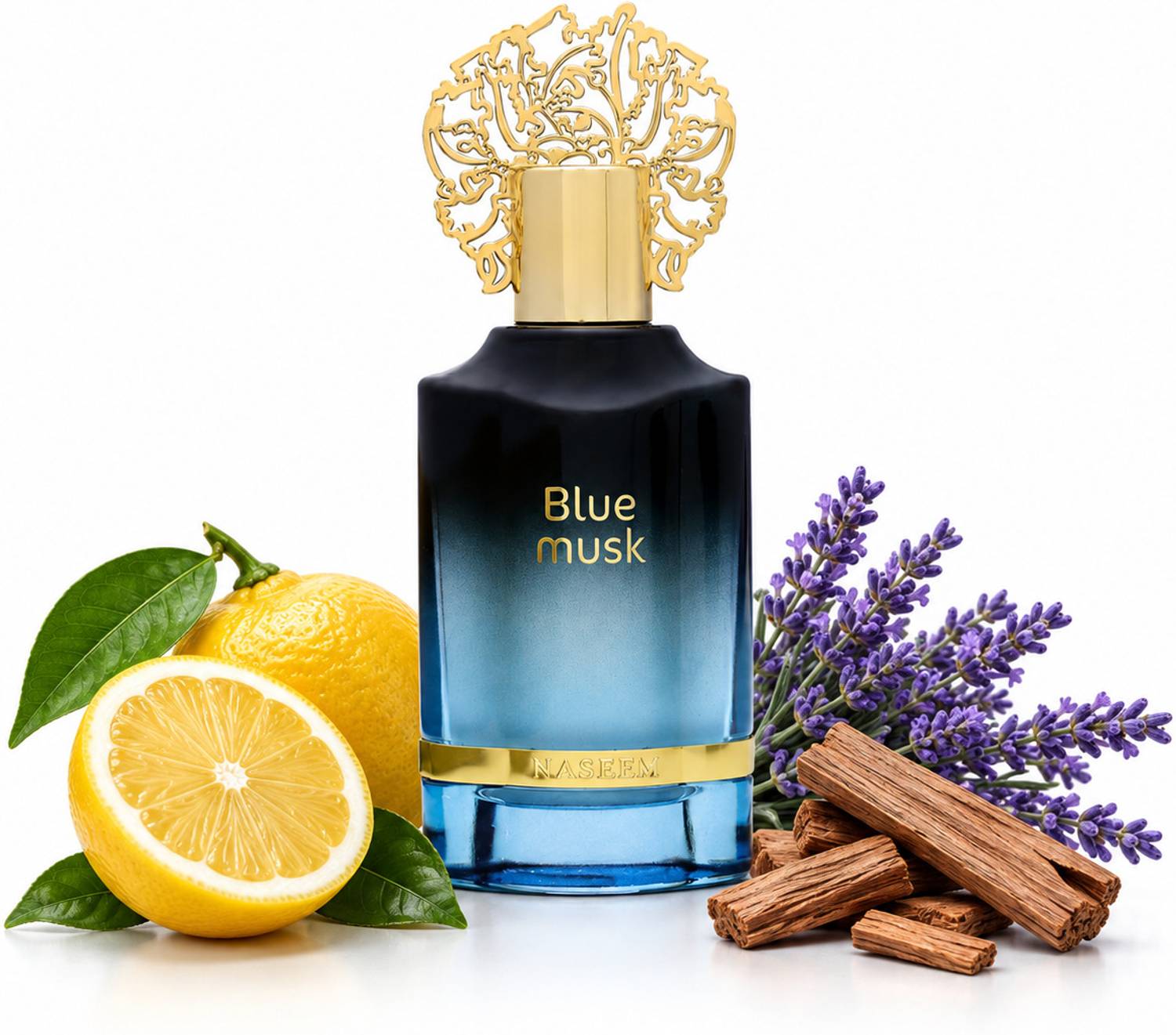 NASEEM Blue Musk Aqua Perfume 55 ml - Image 1