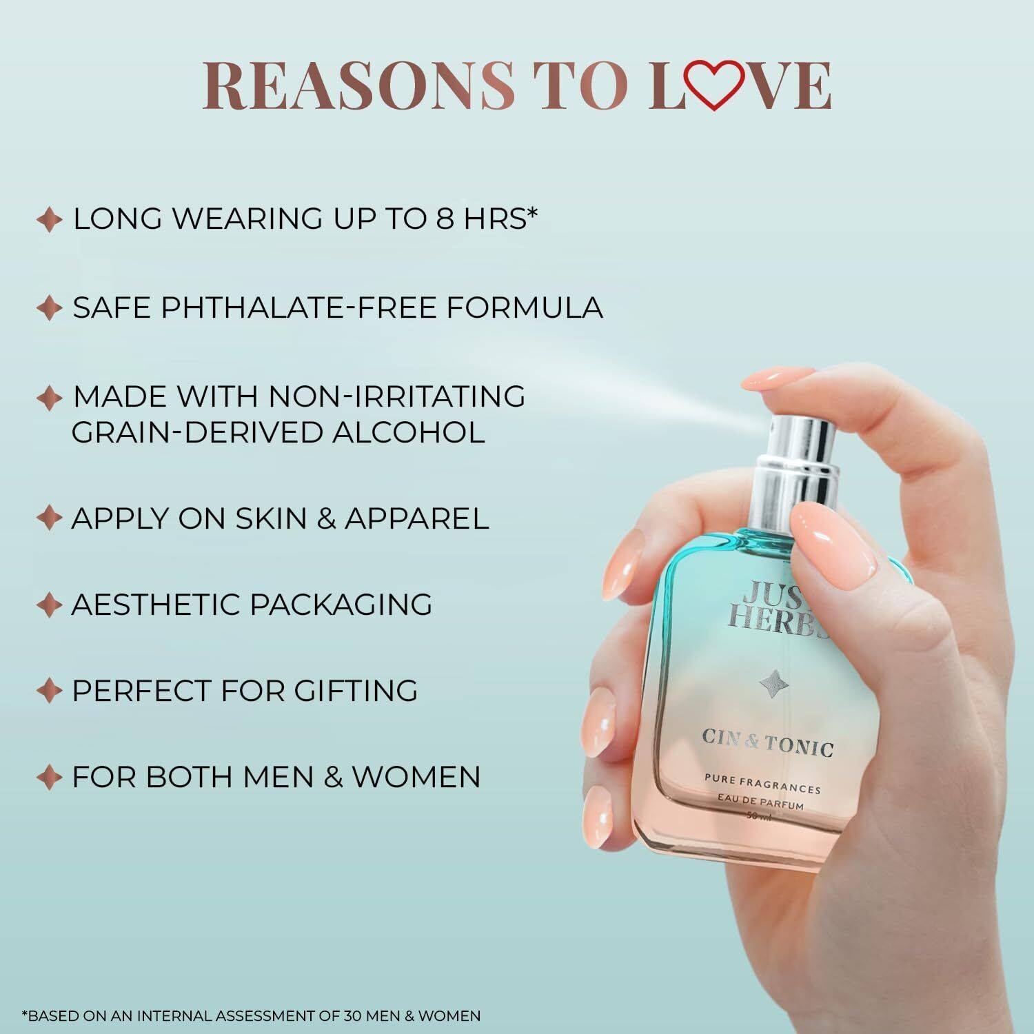Just Herbs Unisex Perfume Combo - Pack of 2 · 50 ml (100 ml total) - Image 4