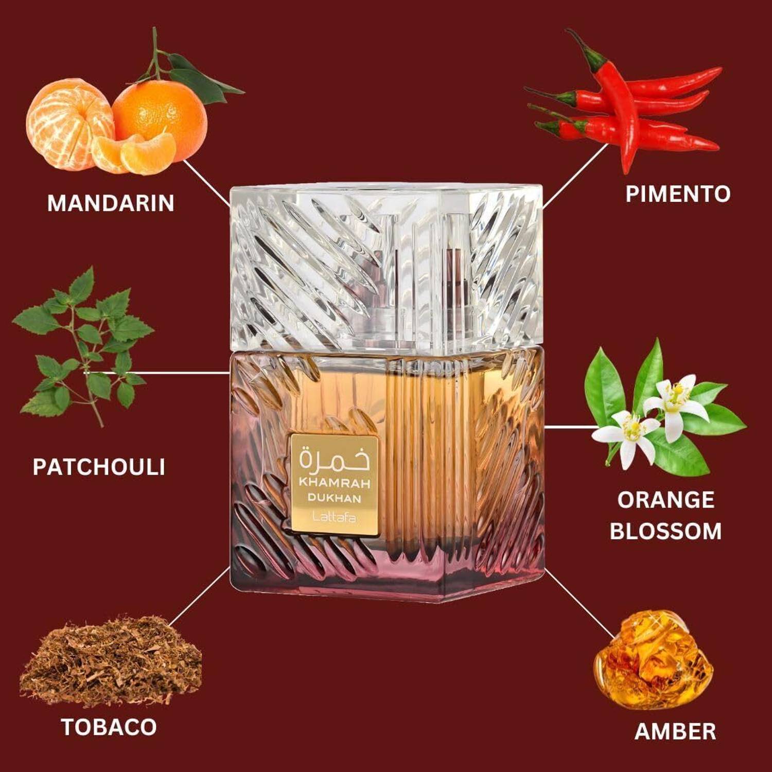 Lattafa Khamrah Dukhan Eau de Parfum 100 ml - Image 3