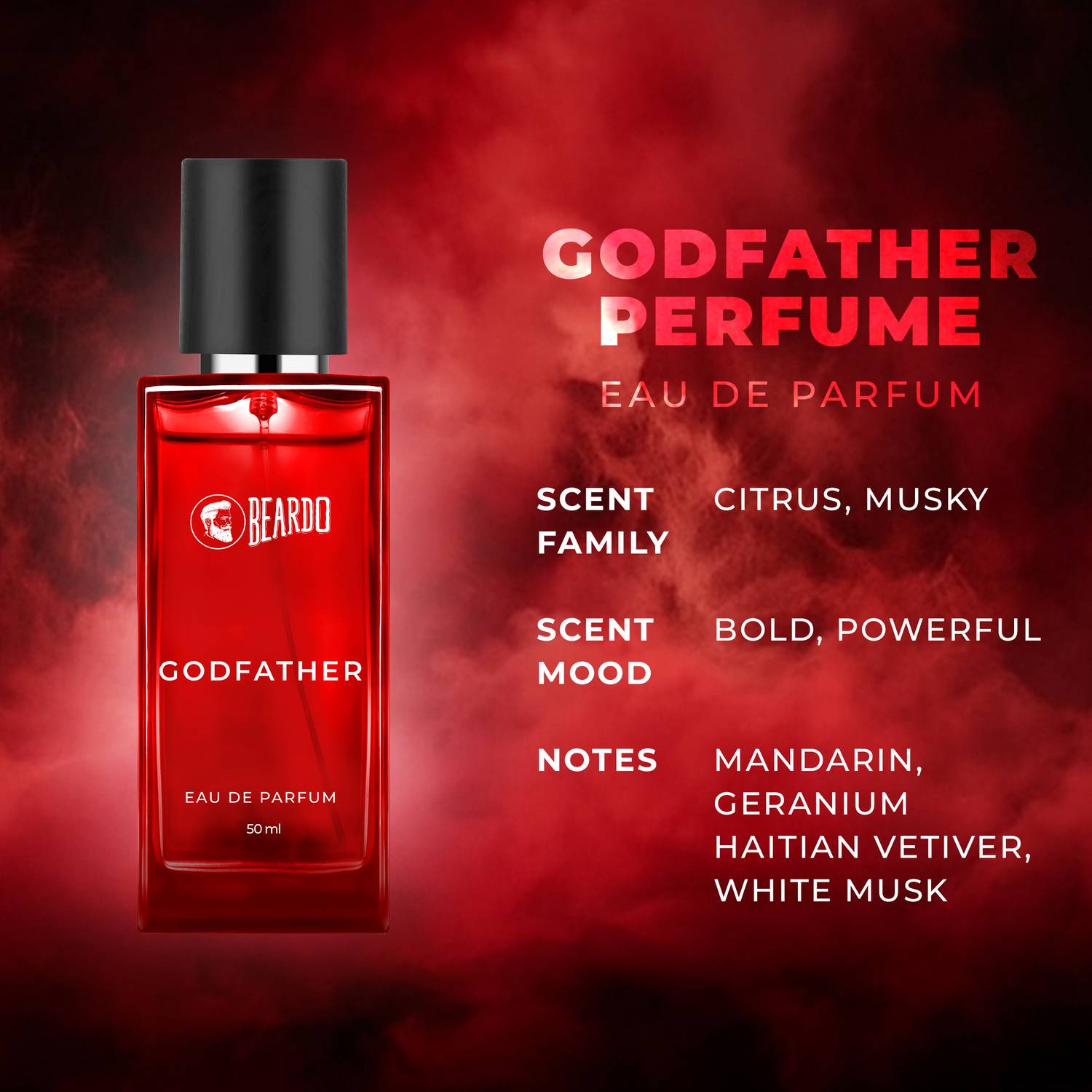 BEARDO Godfather Perfume 50 ml - Image 4