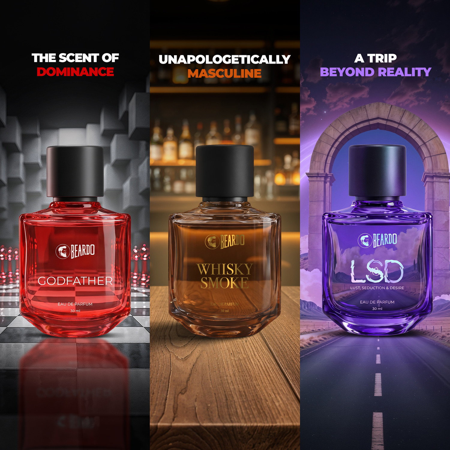 Image of BEARDO Hall Of Fame Perfume Giftset Eau de Parfum - 90 ml