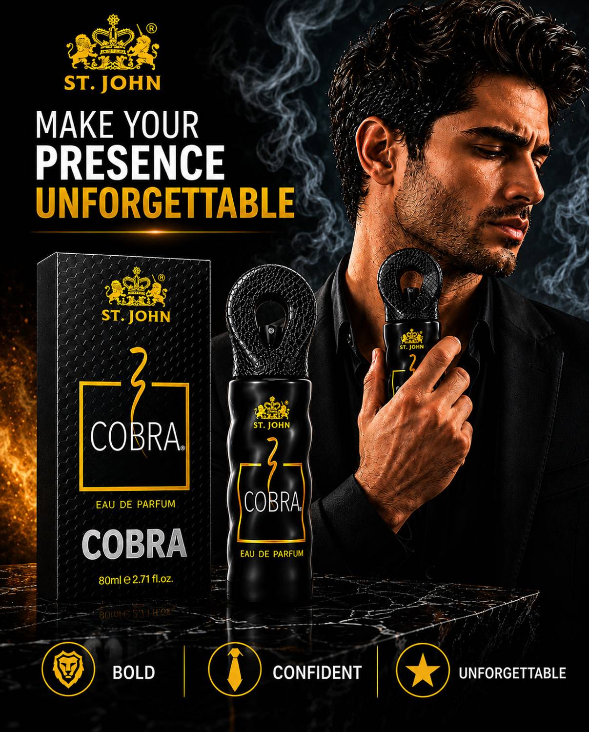 ST-JOHN Cobra Perfume 80 ml - Image 3
