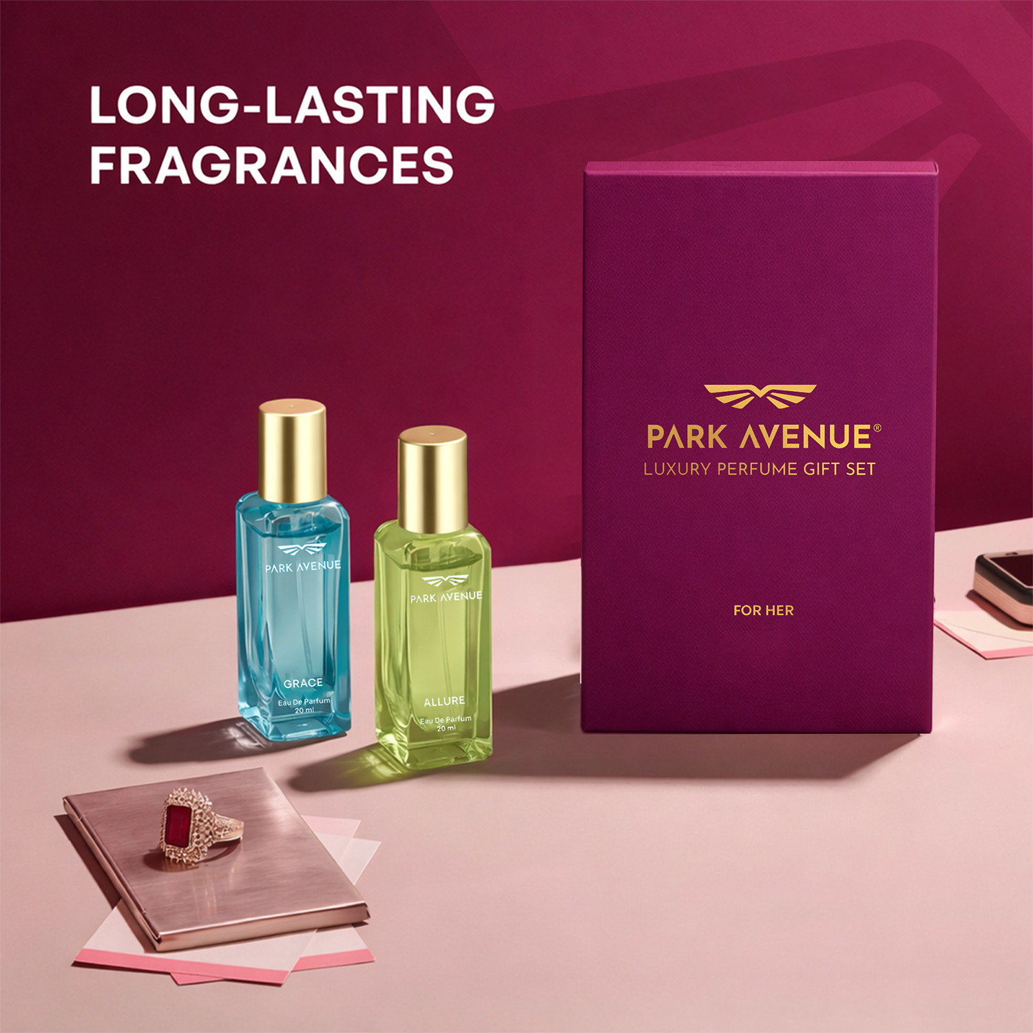 Image of PARK AVENUE Luxury Perfume Gift Set - Allure & Grace Eau de Parfum - 40 ml