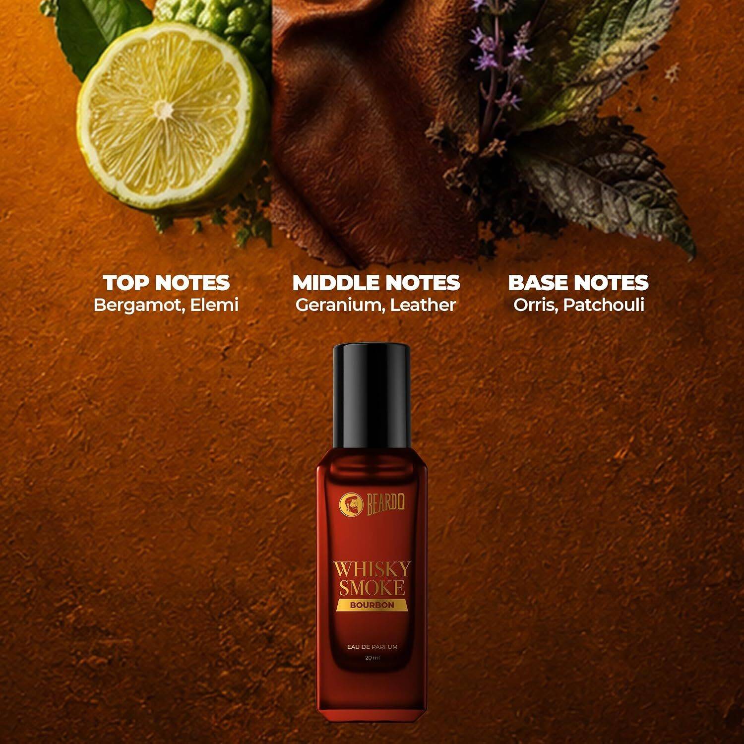 BEARDO Whisky Smoke Bourbon Perfume EDP 20 ml - Image 3