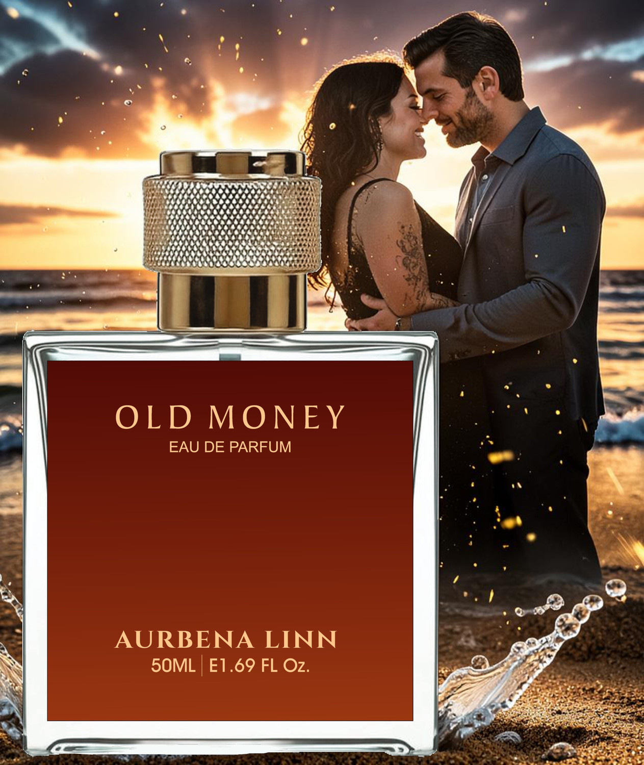 Image of Aurbena Linn Old Money Eau de Parfum - Long Lasting Perfume for Man 50ml0.7 Eau de Parfum - 50 ml