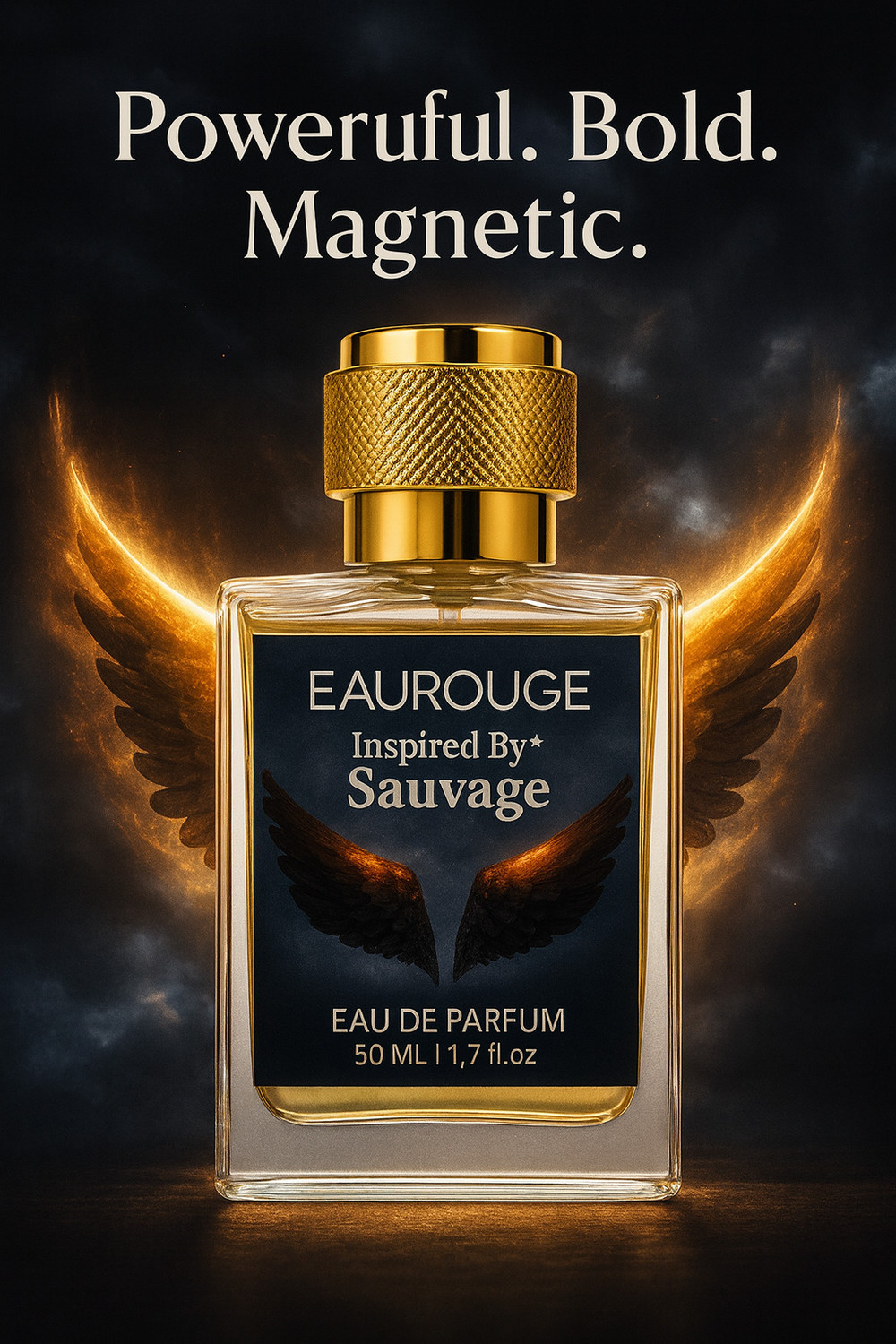 Image of EAU ROUGE Sauvage Eau de Parfum 50ml | Long Lasting Fresh Spicy Perfume for Men Eau de Parfum - 100 ml