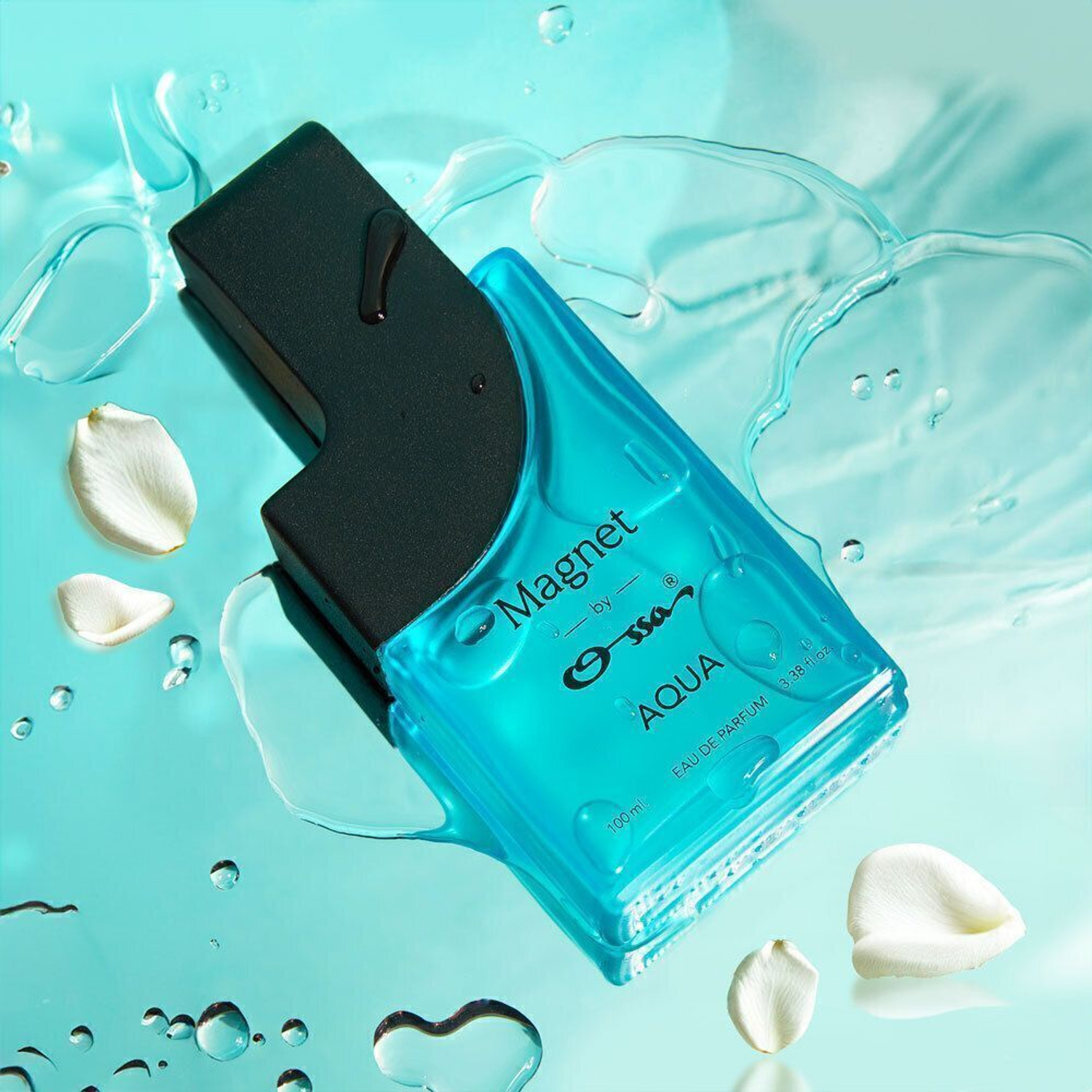 Image of OSSA Magnet Aqua Unisex Perfume With Sandalwood & Musk Premium Long Lasting Fragrance Eau de Parfum - 100 ml (For Men & Women)