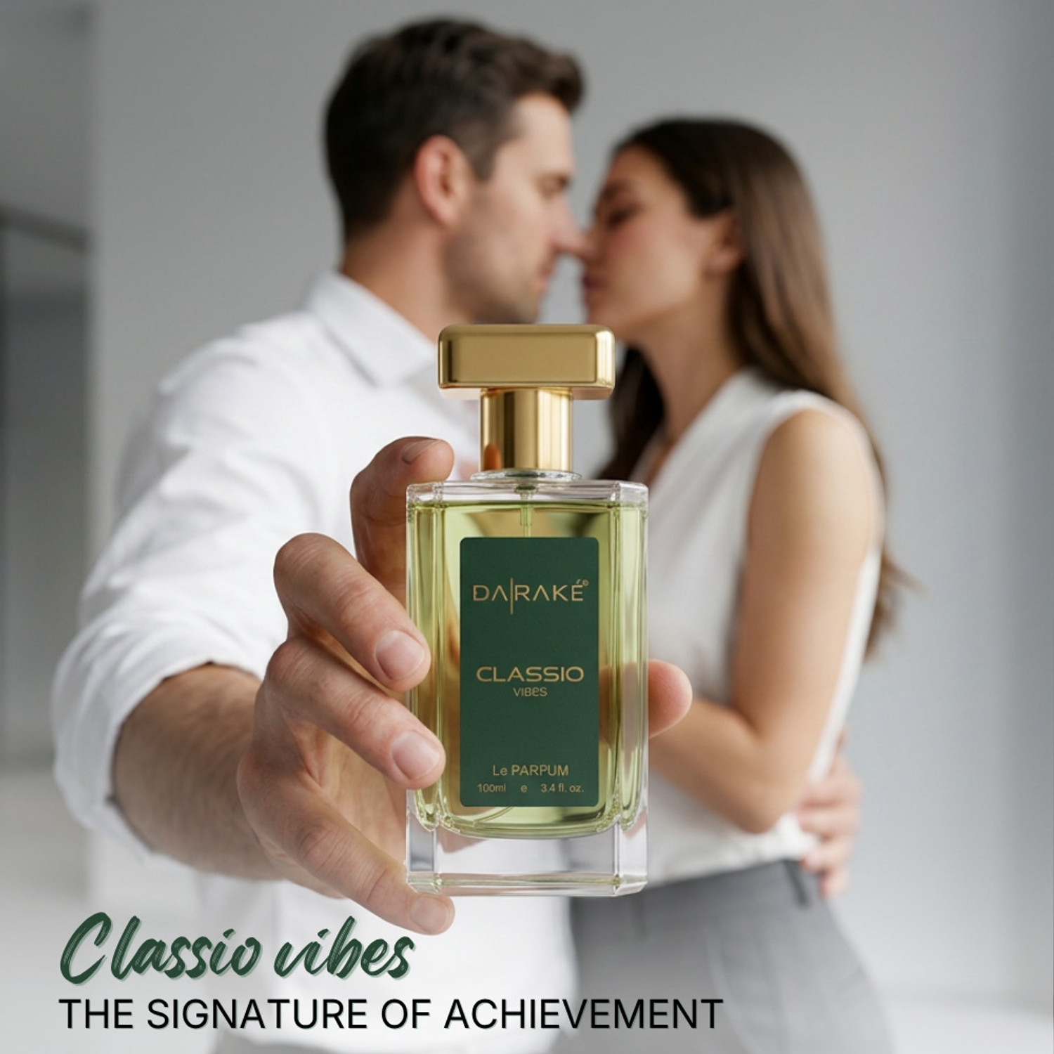 Image of DA RAKE Classio Vibes Perfume for 12 Hours Long Lasting | Lemon Grass & Tonka Bean Perfume - 100 ml