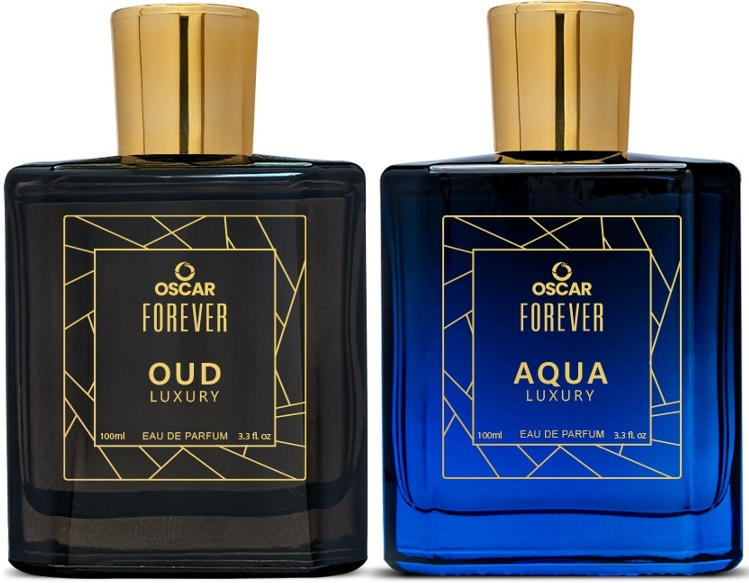 Image of OSCAR Forever Luxury Aqua & Oud Premium Perfume Combo, Strong & Long Lasting Fragrance Eau de Parfum - 200 ml