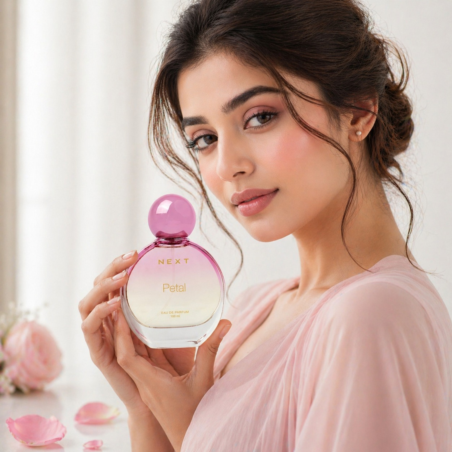 Image of NEXT Petal - Luxury Long Lasting Fragrance with Rose & White Floral Notes Perfume - 100 ml