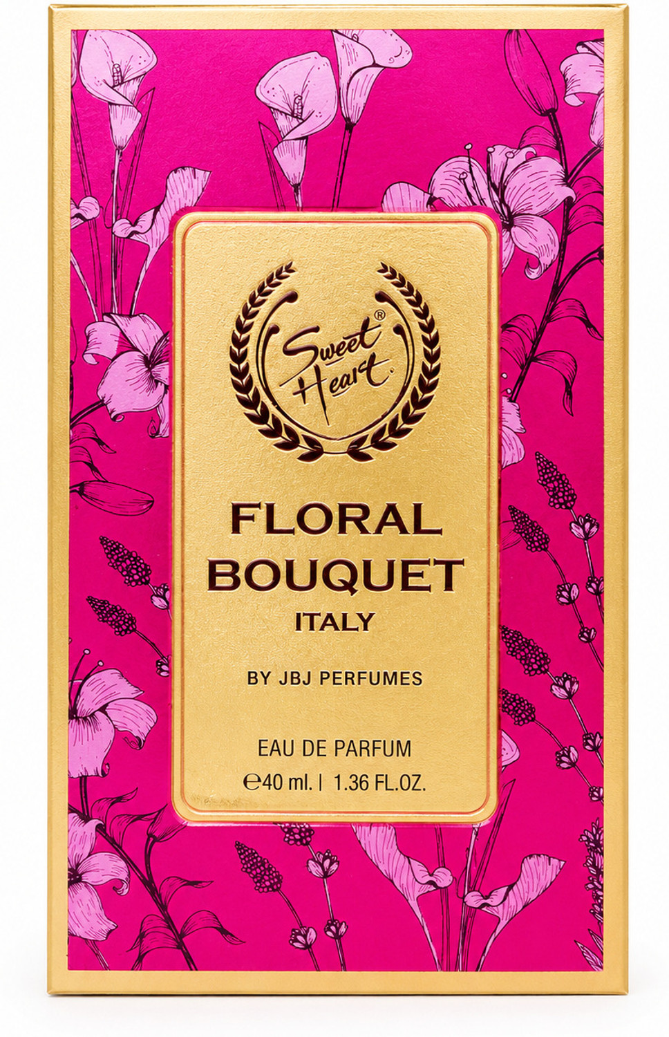 Image of JBJ Sweet Heart Floral Bouquet Italy Eau De Parfum for Women Eau de Parfum - 40 ml