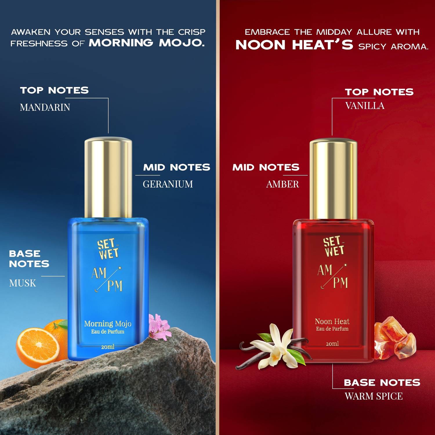 SET WET AM/PM Gift Set 4x20 ml Pack of 4 · 20 ml (80 ml total) - Image 2