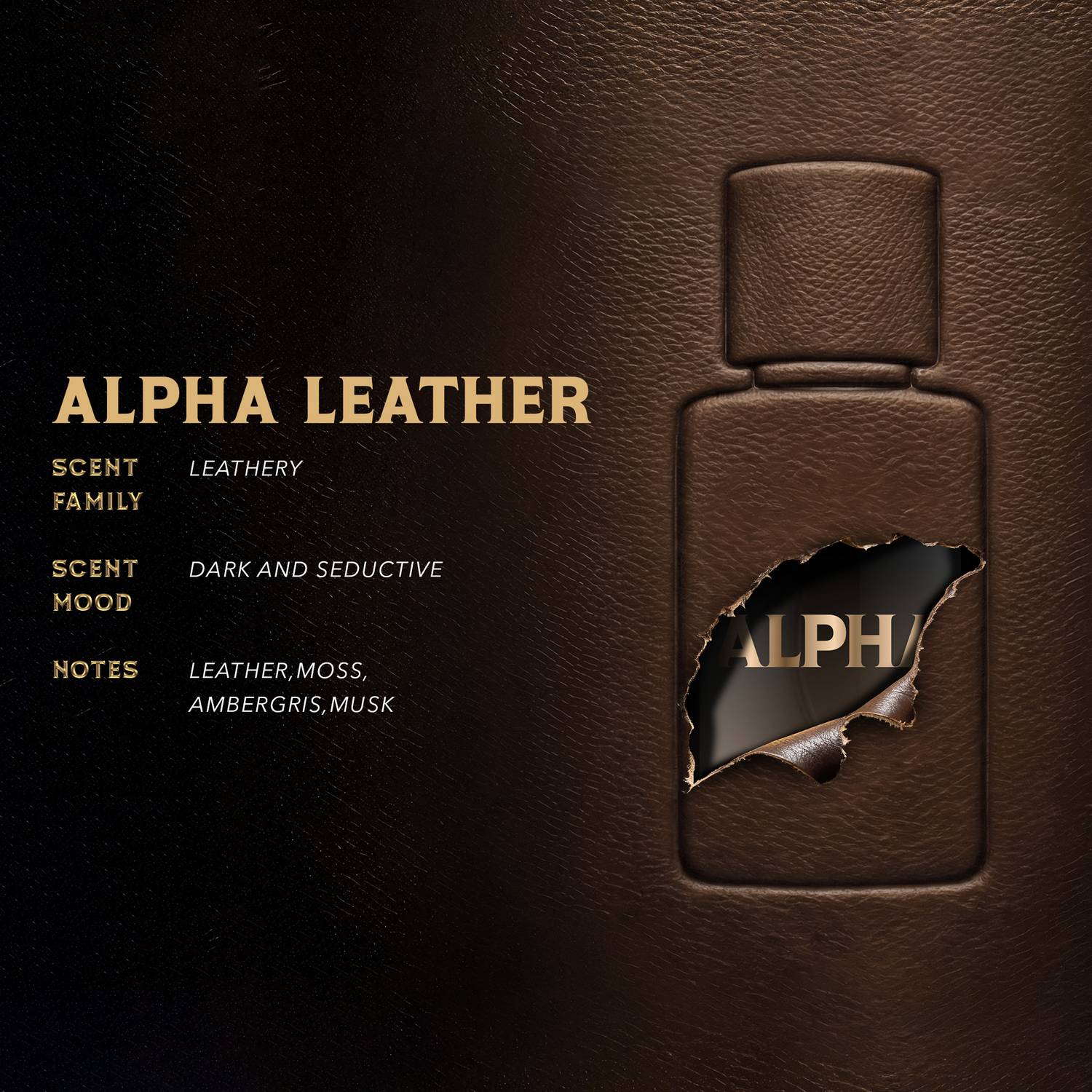 BEARDO Alpha Leather Elixir Perfume 30 ml - Image 3