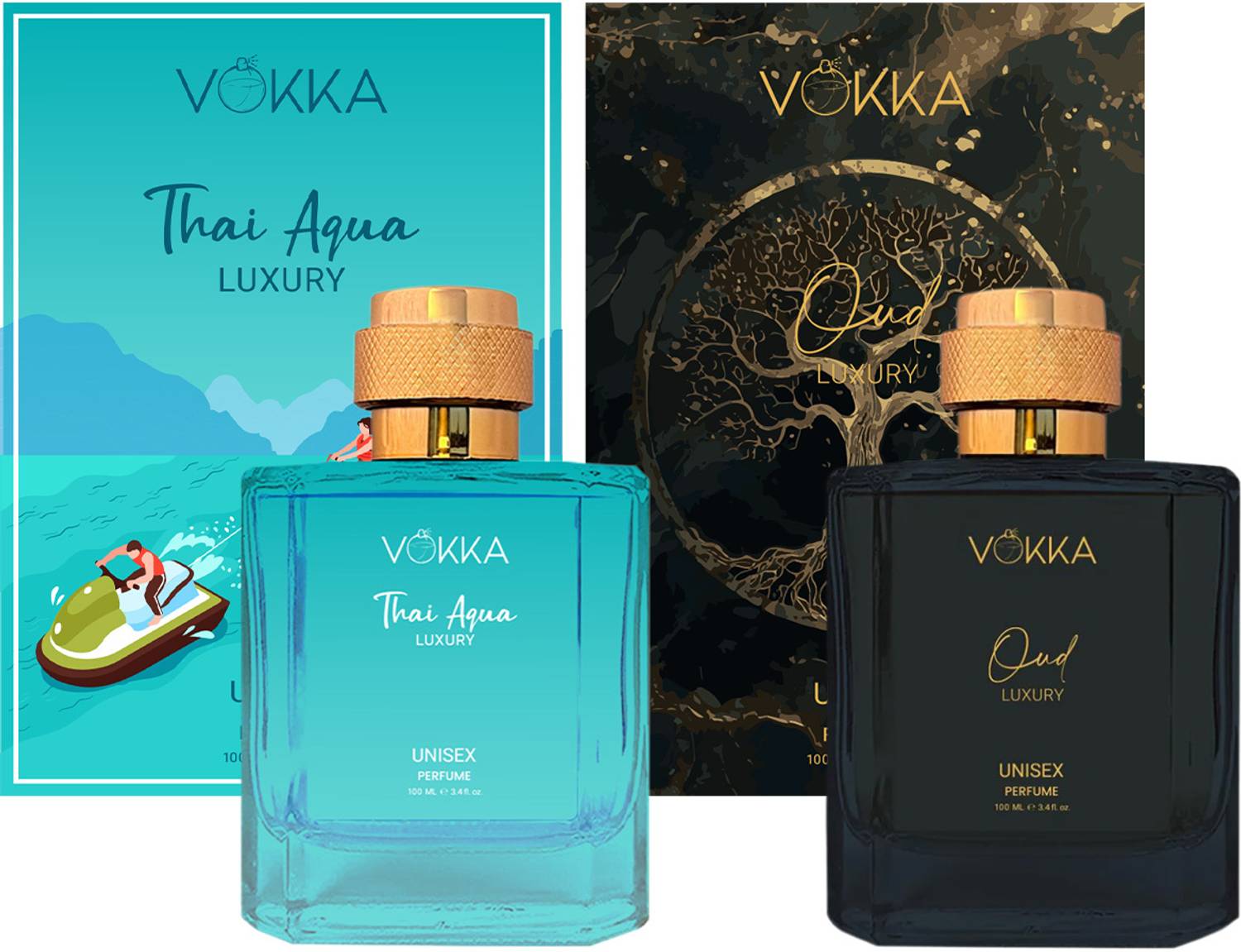 VOKKA Thai Aqua & Oud 100 ml Eau de Parfum - Image 1