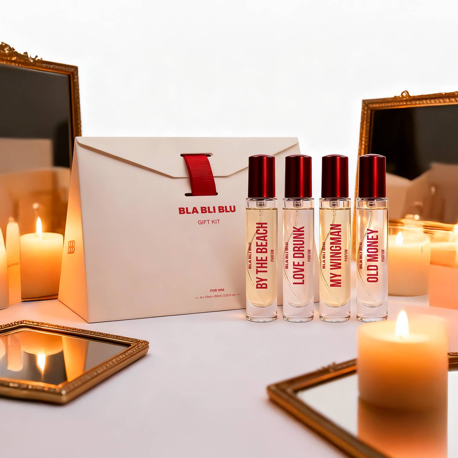 BLA BLI BLU Perfume Gift Set for Him Pack of 4 · 15 ml (60 ml total) - Image 3