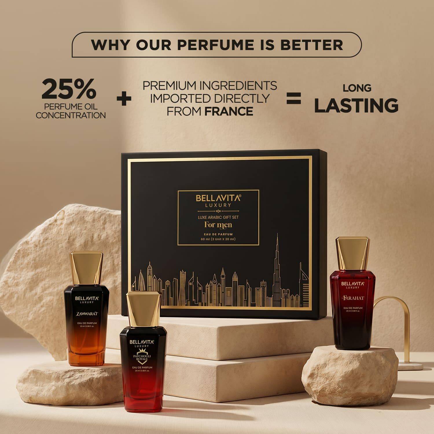 BELLAVITA Luxe Arabic Gift Set 3x20ml - Image 2