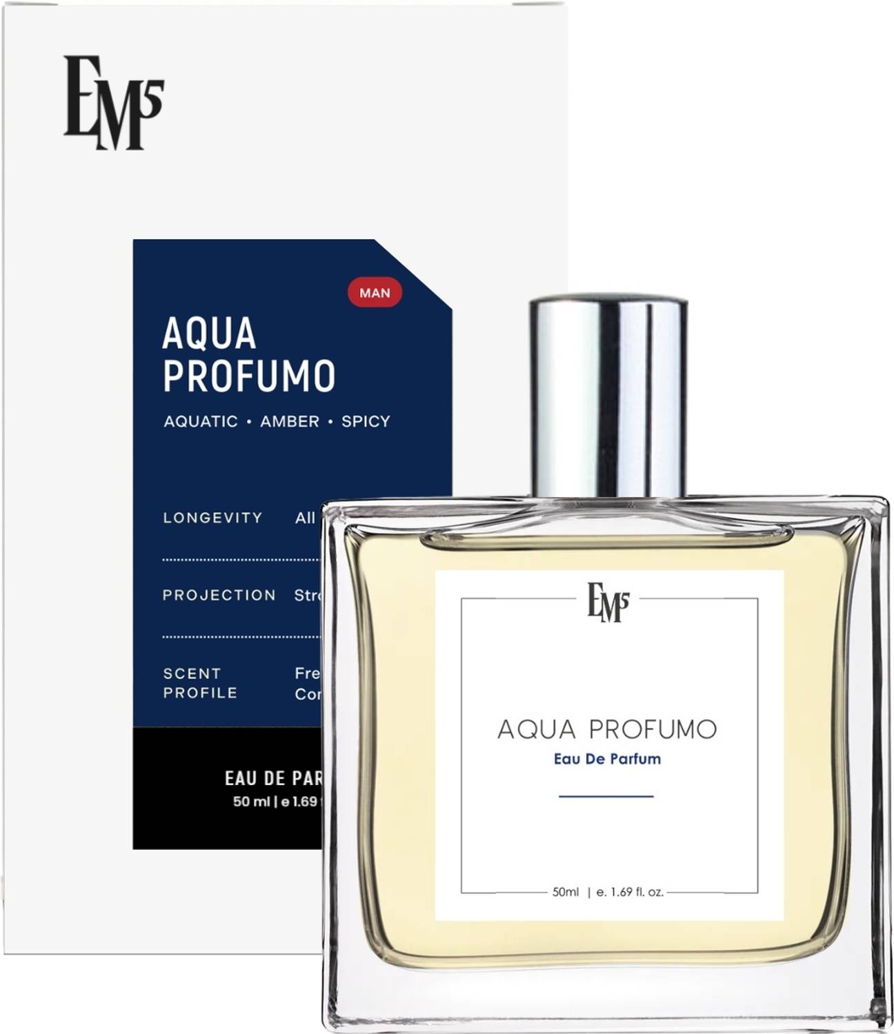 Em5 Aqua Profumo Perfume for Men 50 ml - Image 2