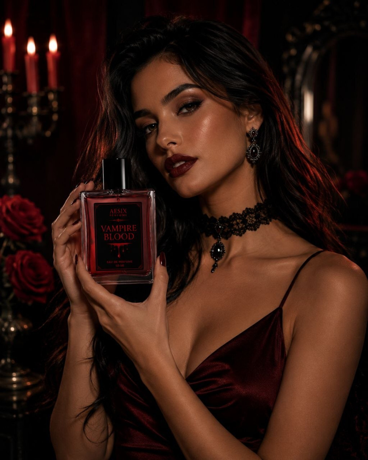 Image of AESIX Vampire Blood Night Edition Perfume | Seductive Dark Berry Fragrance Eau de Parfum - 50 ml