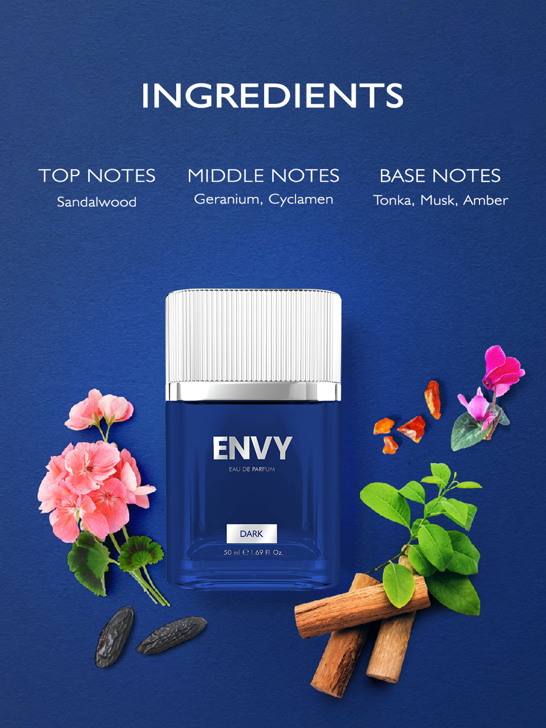Image of Envy Dark Perfume|Premium & Long Lasting| Eau de Parfum - 50 ml