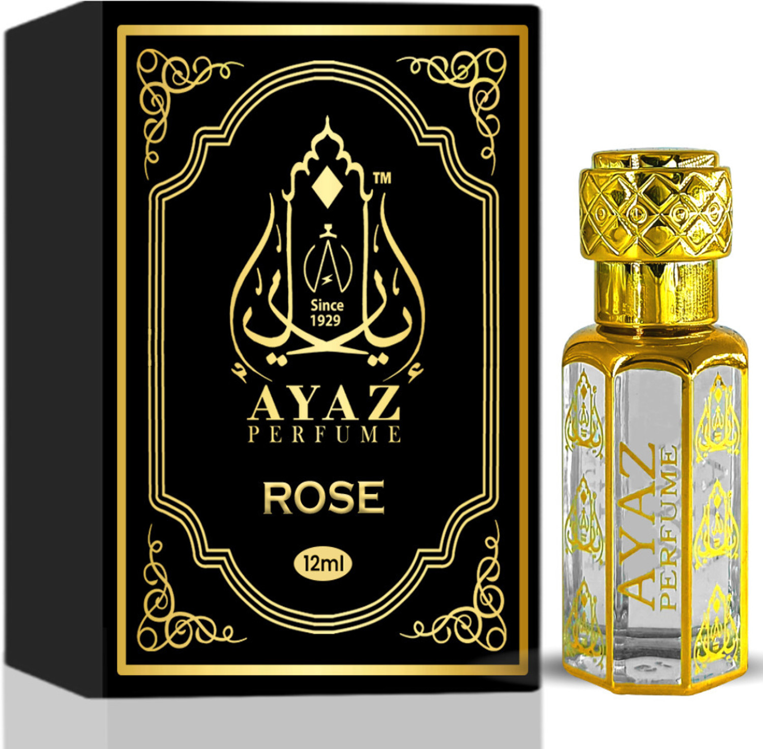 Image of Ayaz Luxury Rose Perfume for Women| Floral & Sweet EDP Long-Lasting Fragrance Scent Floral Attar