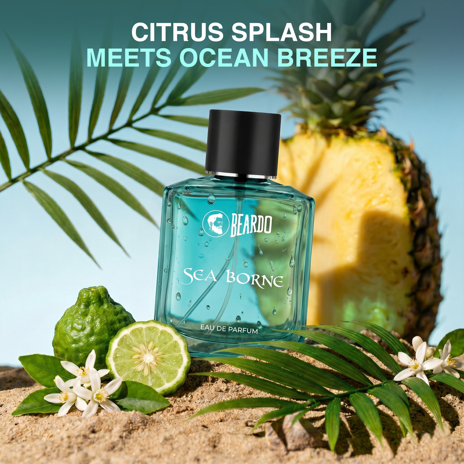 Image of BEARDO Sea Borne & Blue Curse Perfume For Men | Citrus, Fresh, Woody | Gift For Men | Eau de Parfum - 100 ml