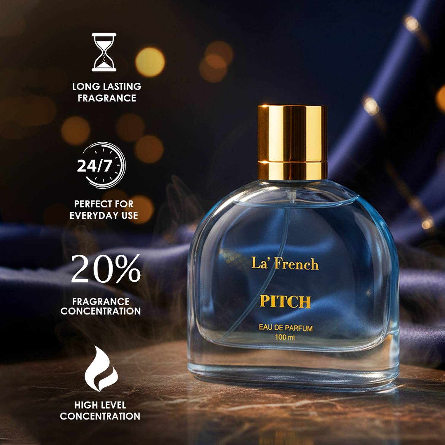 La French Pitch Unisex Perfume 100 ml - Image 3