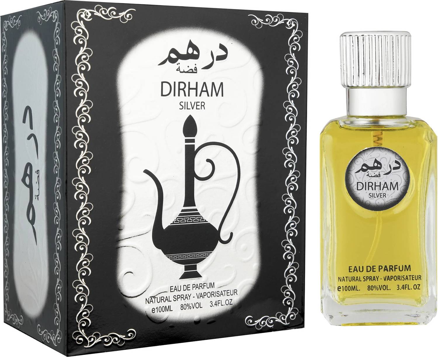 Atika Dirham Silver Eau de Parfum  -  100 ml