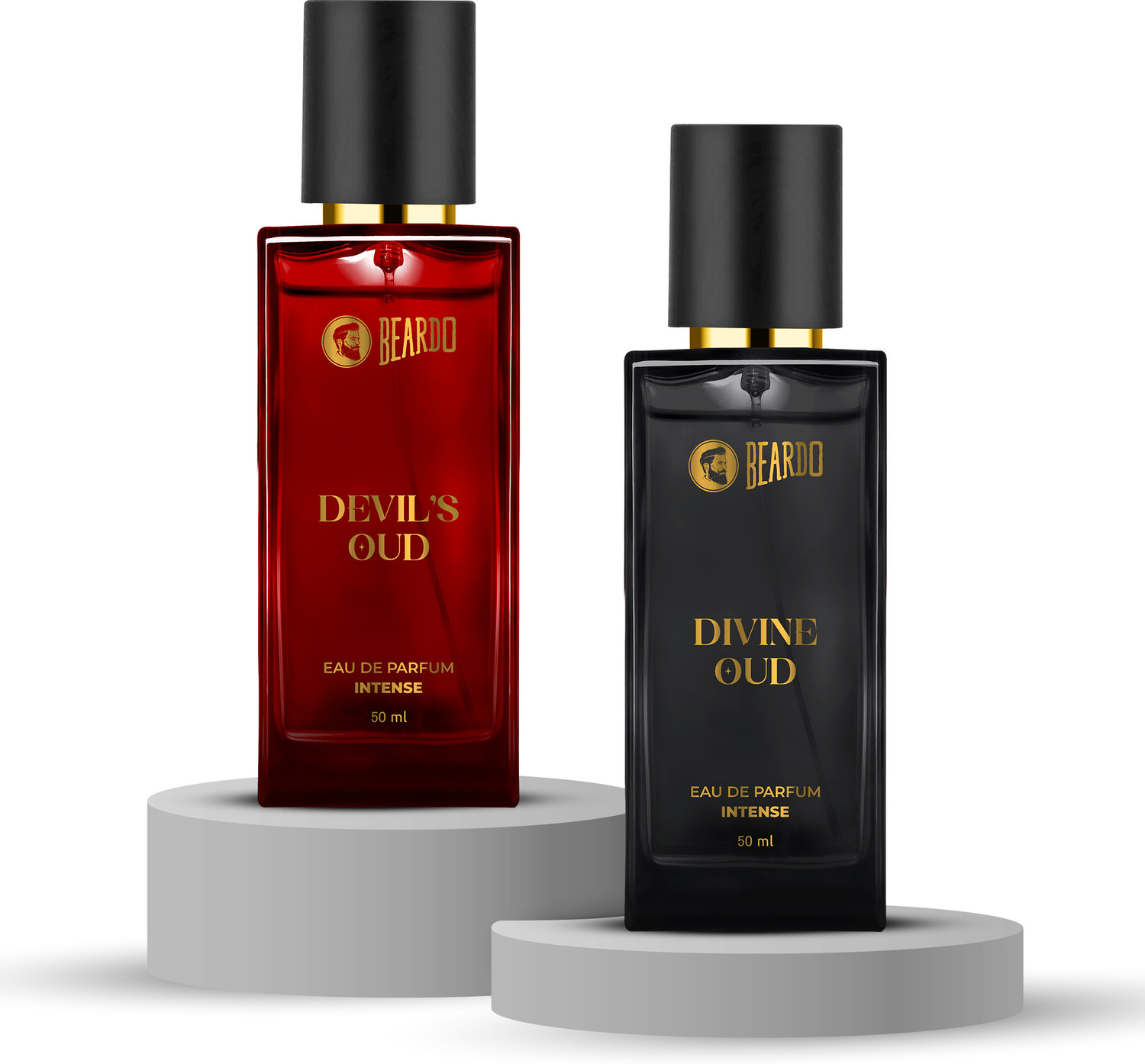 Image of BEARDO Divine & Devil Oud Long Lasting Premium Perfume | Woody & Oriental | Patchouli | Eau de Parfum - 100 ml