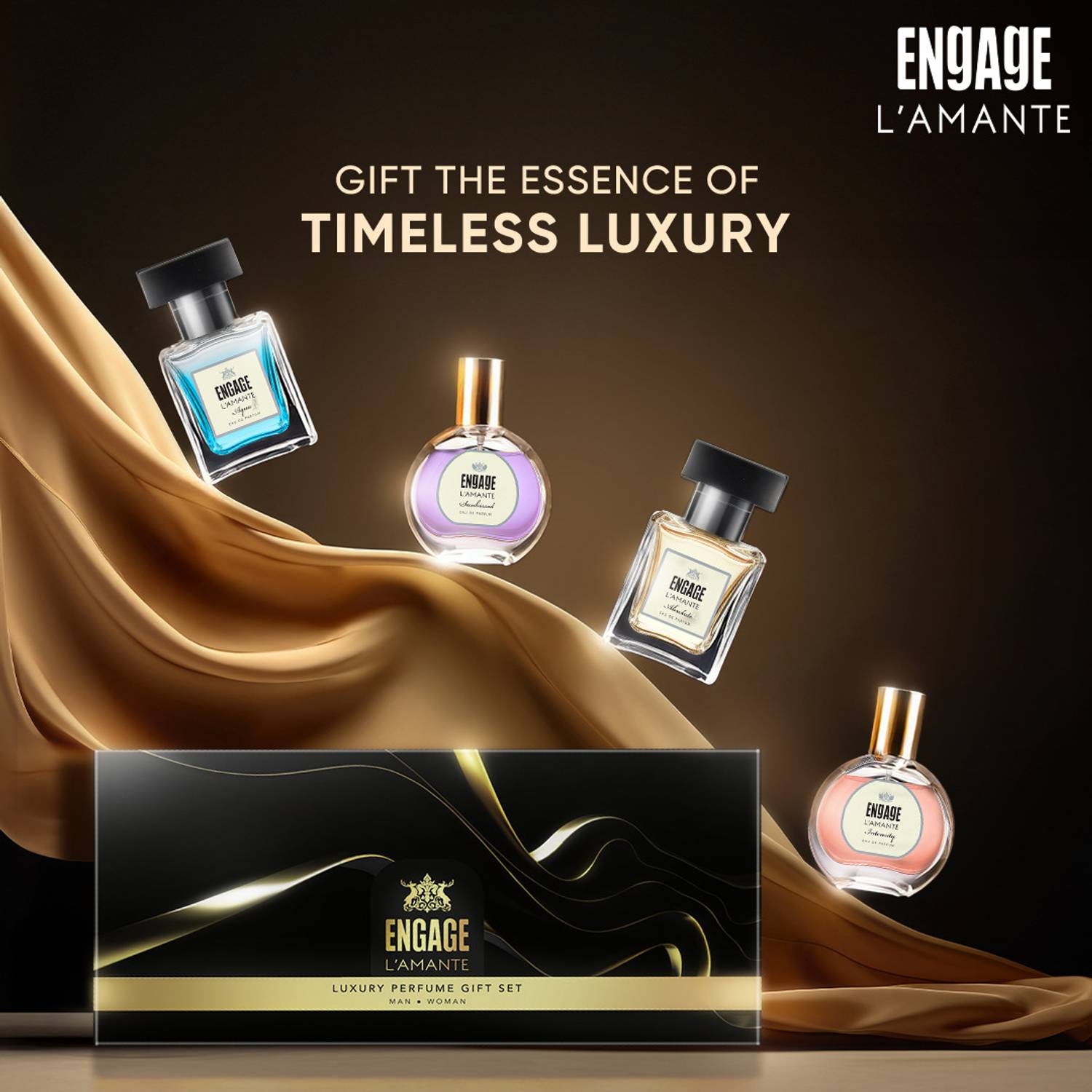 Engage L'amante Assorted Gift Set 25ml x 4 - Image 3
