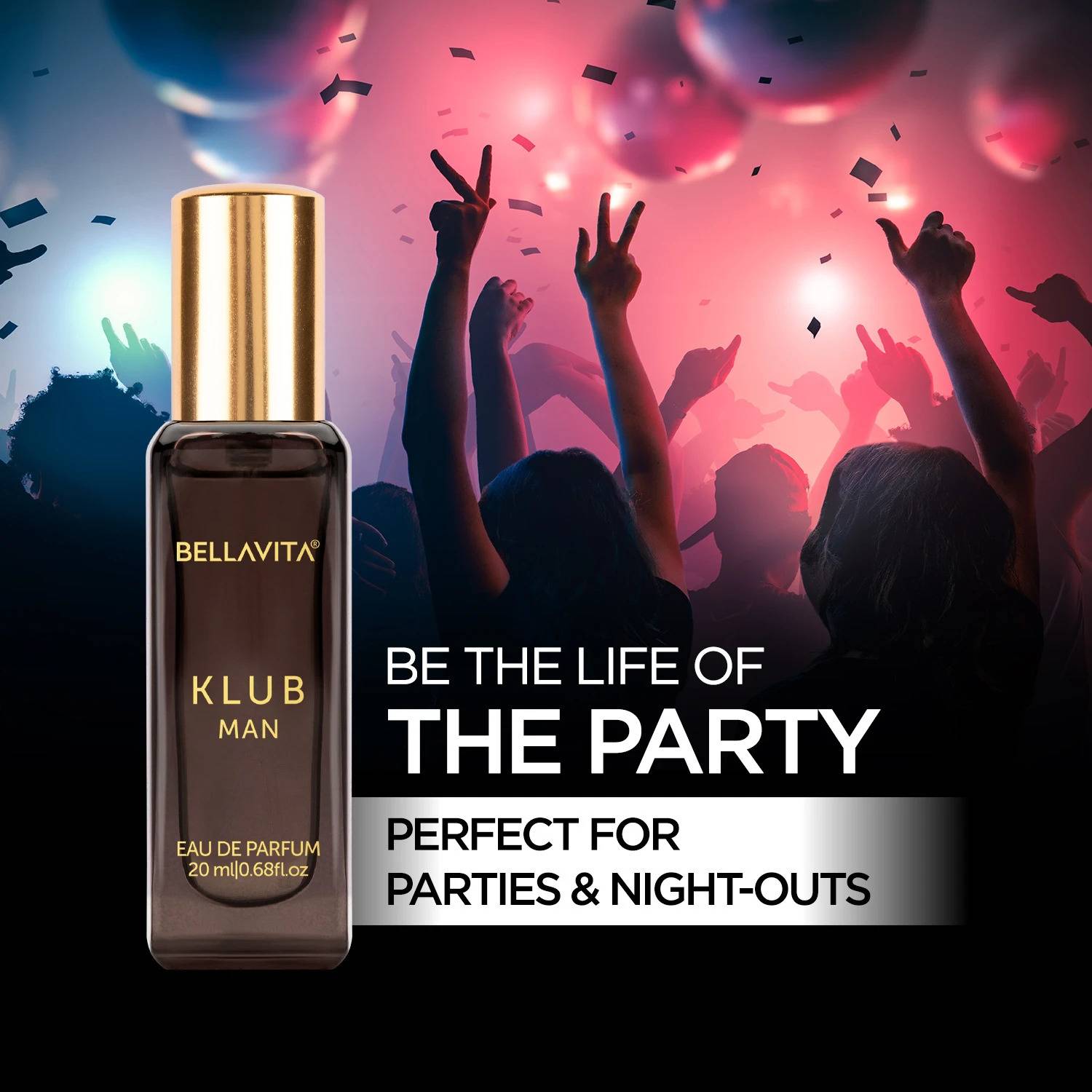 BELLAVITA KLUB MAN & HONEY OUD Pack of 2 · 20 ml (40 ml total) - Image 3